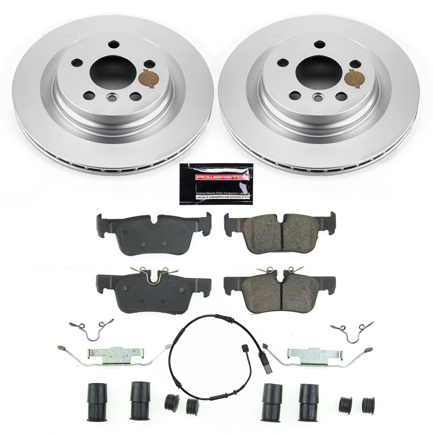 Power Stop - CRK7899 - Rear - Disc Brake Pad and Rotor Kit