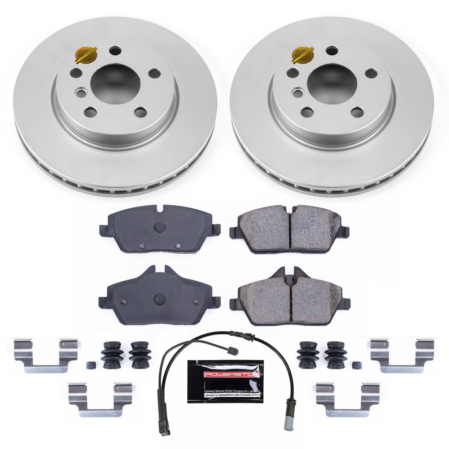 Power Stop - CRK7977 - Front - Disc Brake Pad and Rotor Kit