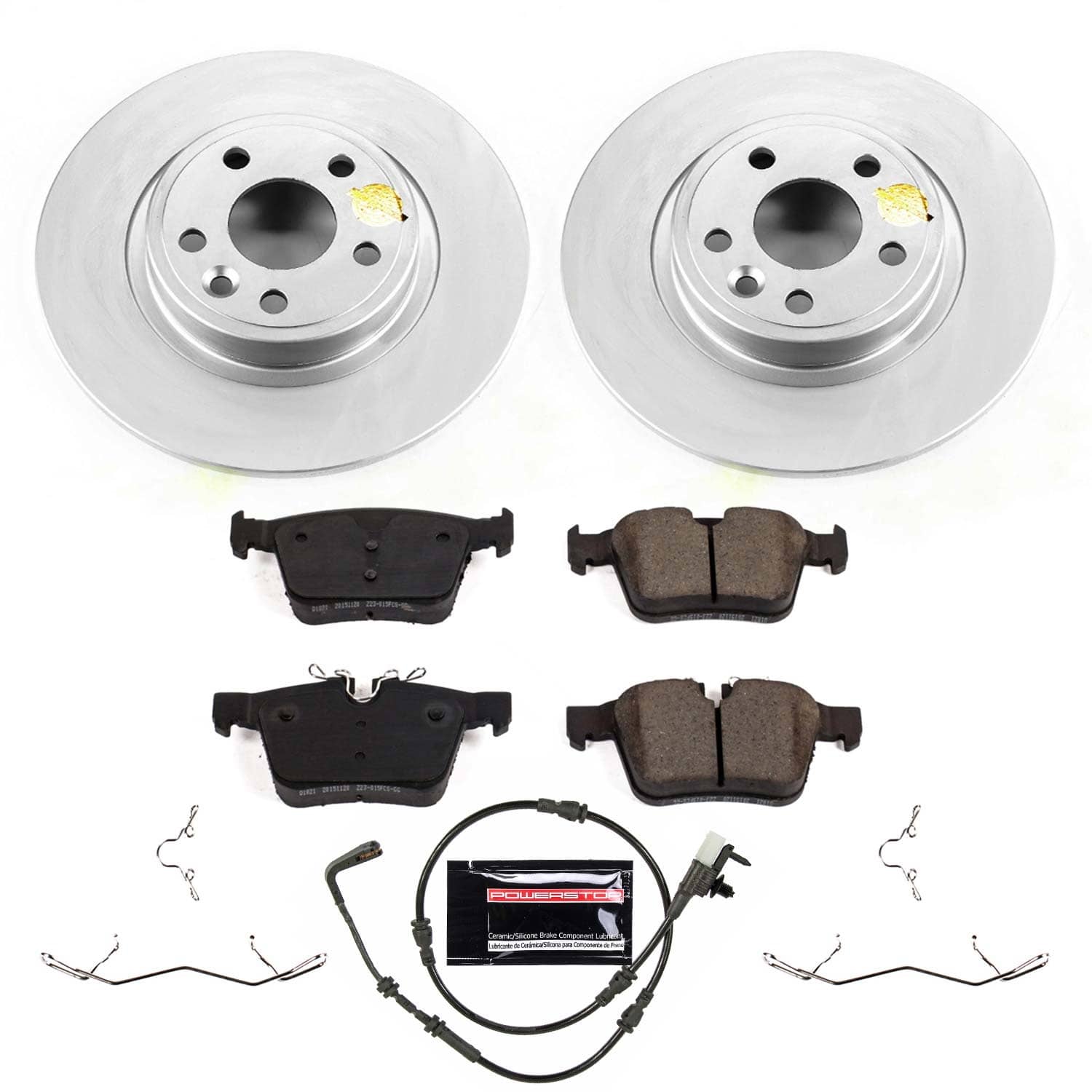 Power Stop - CRK8109 - Rear - Disc Brake Pad and Rotor Kit