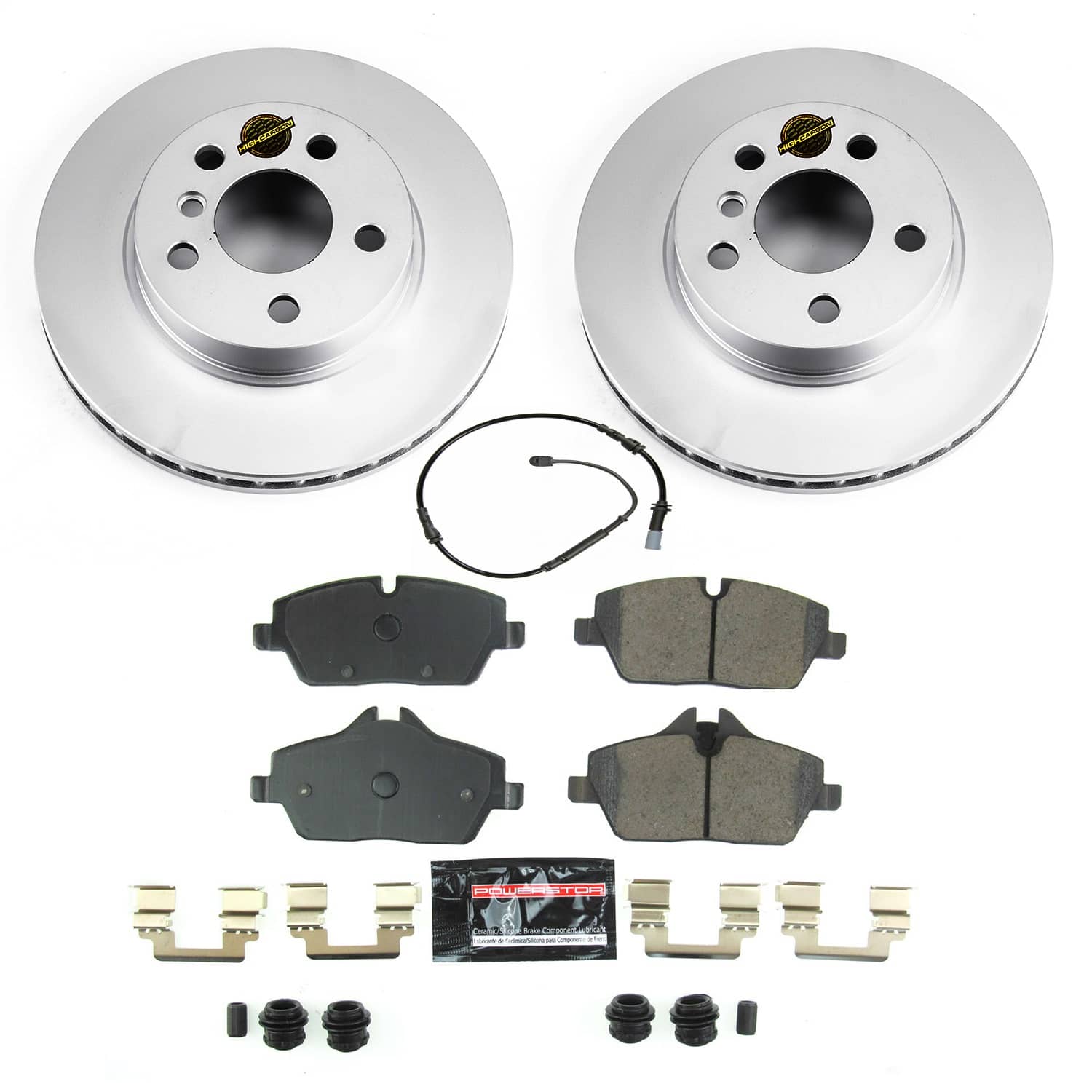 Power Stop - CRK8112 - Front - Disc Brake Pad and Rotor Kit