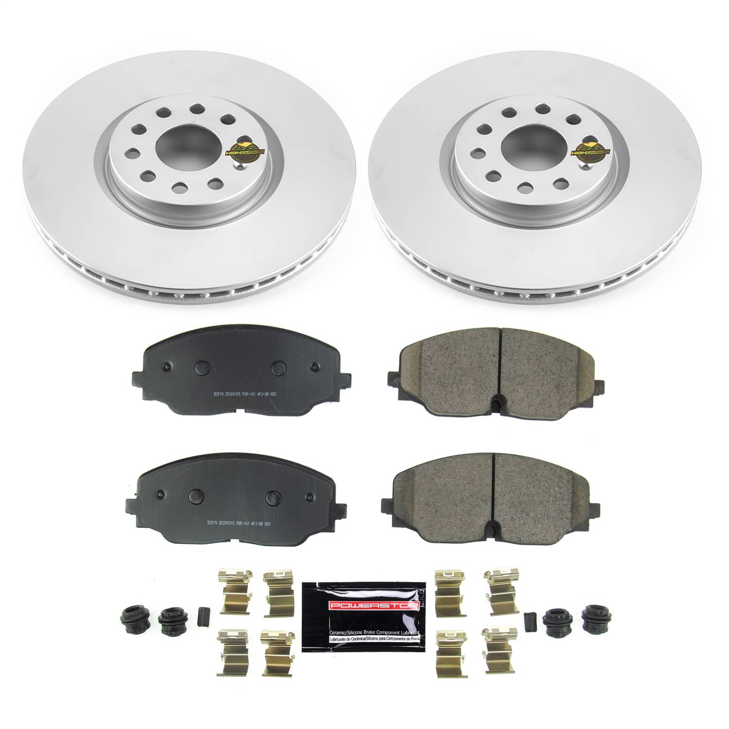 Power Stop - CRK8117 - Front - Disc Brake Pad and Rotor Kit