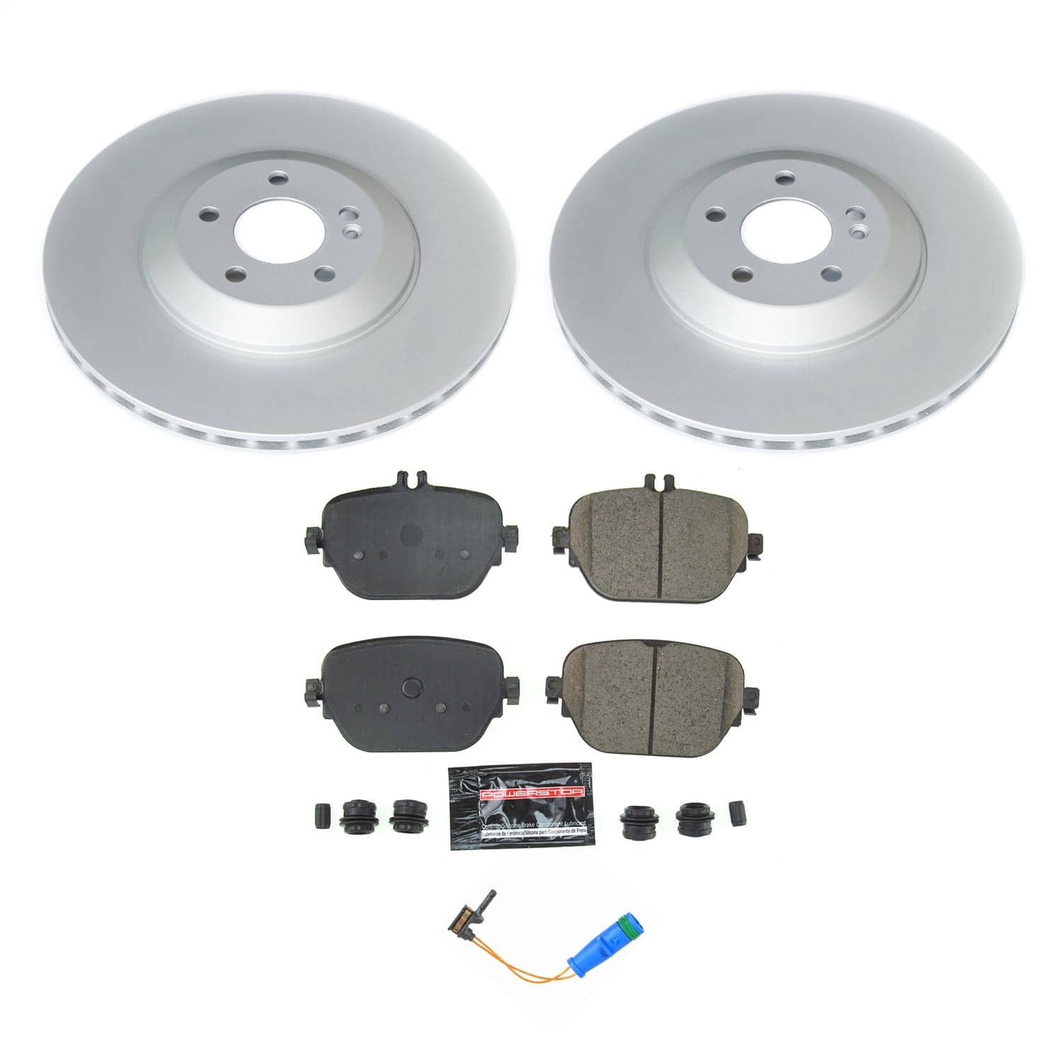 Power Stop - CRK8153 - Rear - Disc Brake Pad and Rotor Kit
