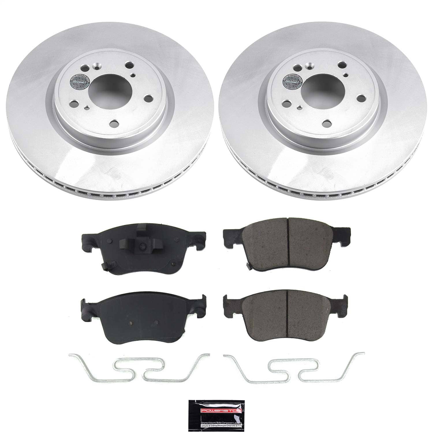 Power Stop - CRK8165 - Front - Disc Brake Pad and Rotor Kit