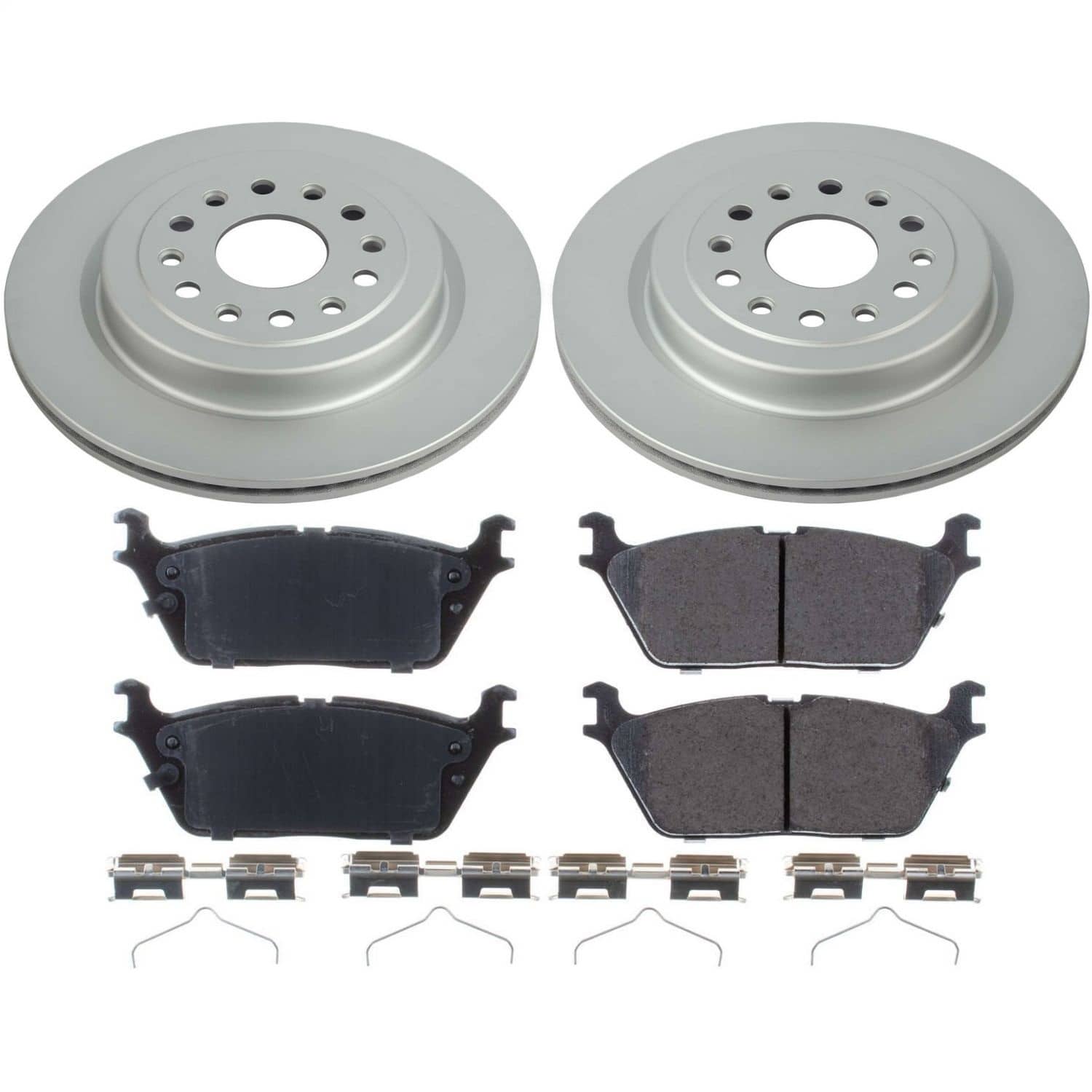 Power Stop - CRK8184 - Rear - Disc Brake Pad and Rotor Kit