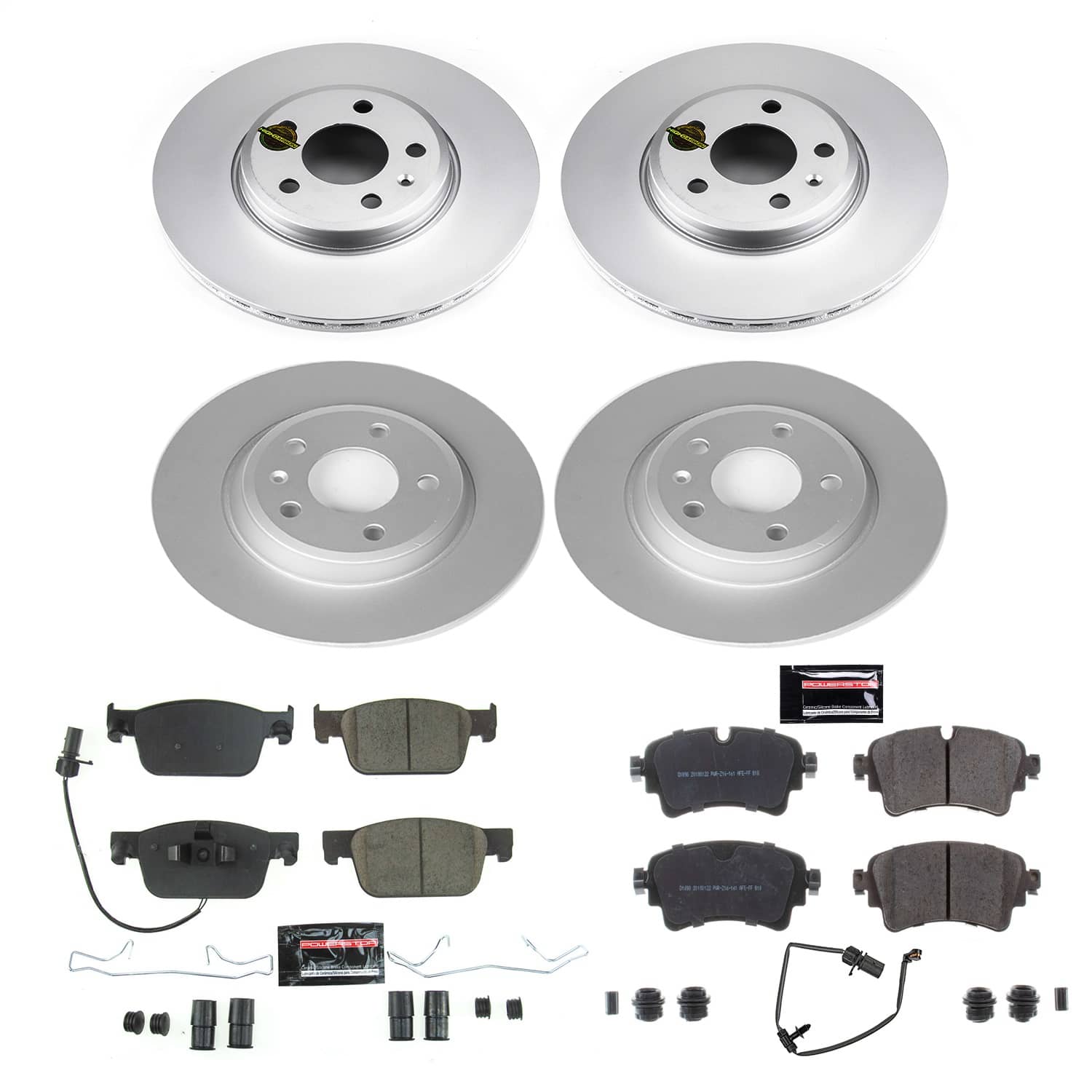 Power Stop - CRK8197 - Front and Rear - Disc Brake Pad and Rotor Kit