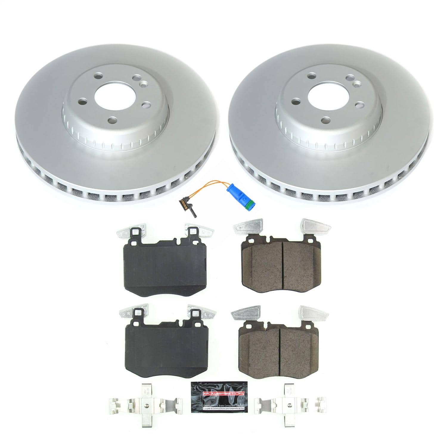 Power Stop - CRK8322 - Front - Disc Brake Pad and Rotor Kit