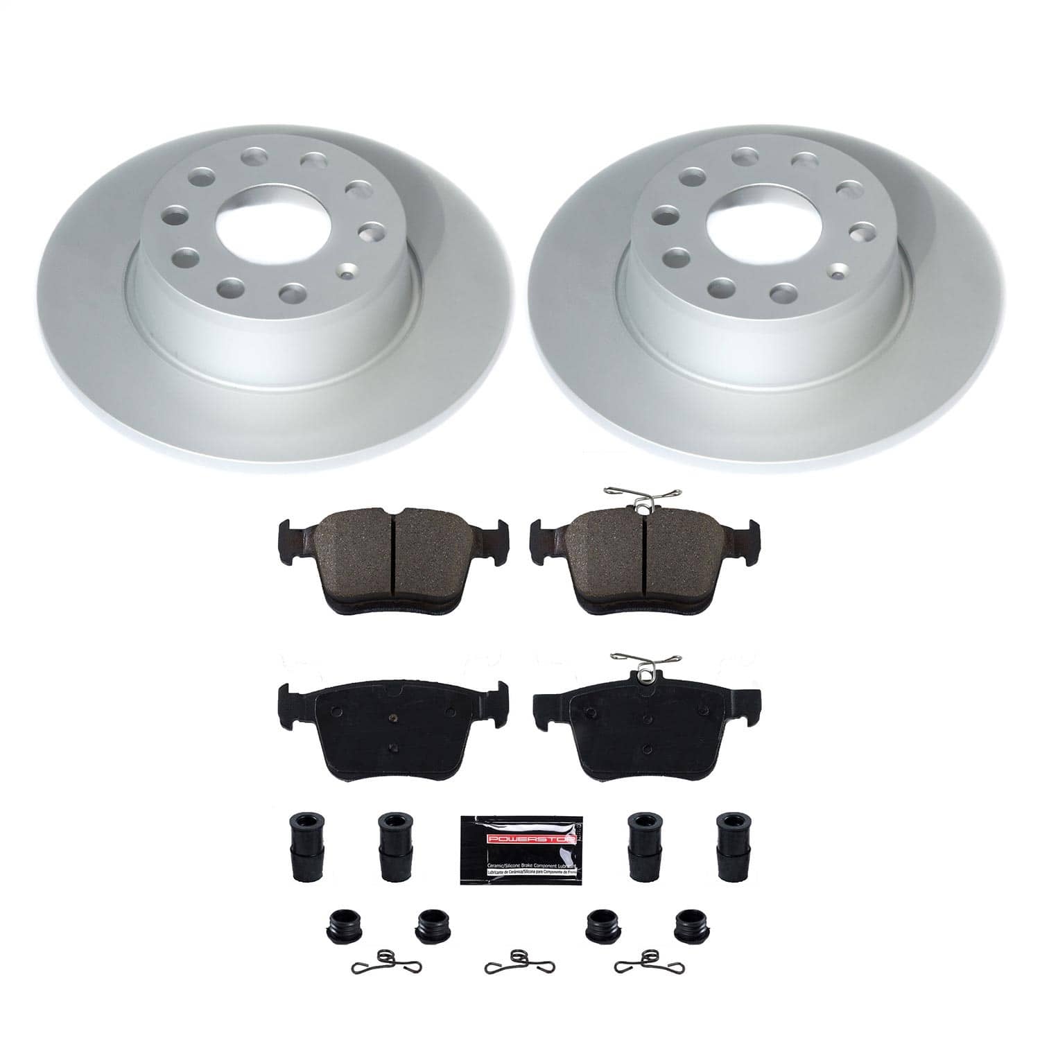 Power Stop - CRK8337 - Rear - Disc Brake Pad and Rotor Kit
