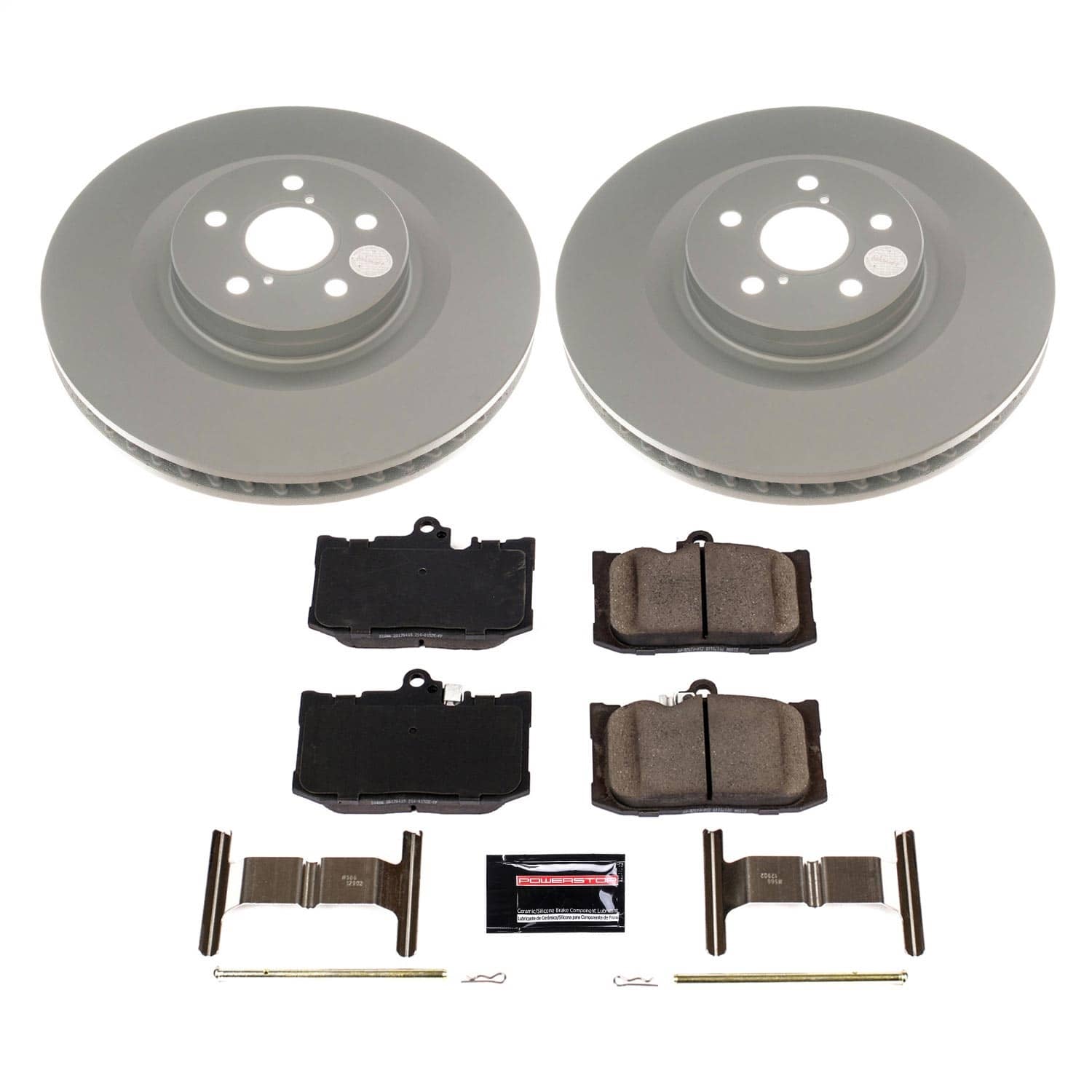Power Stop - CRK8418 - Front - Disc Brake Pad and Rotor Kit