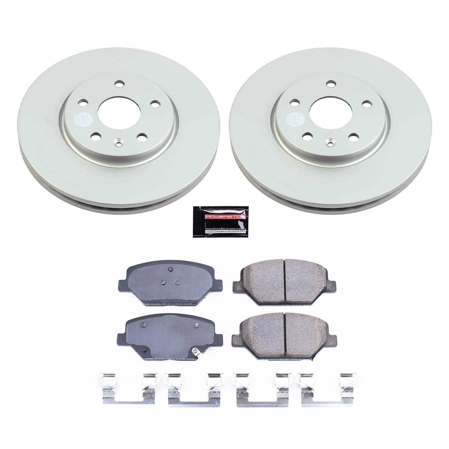 Power Stop - CRK8466 - Front - Disc Brake Pad and Rotor Kit