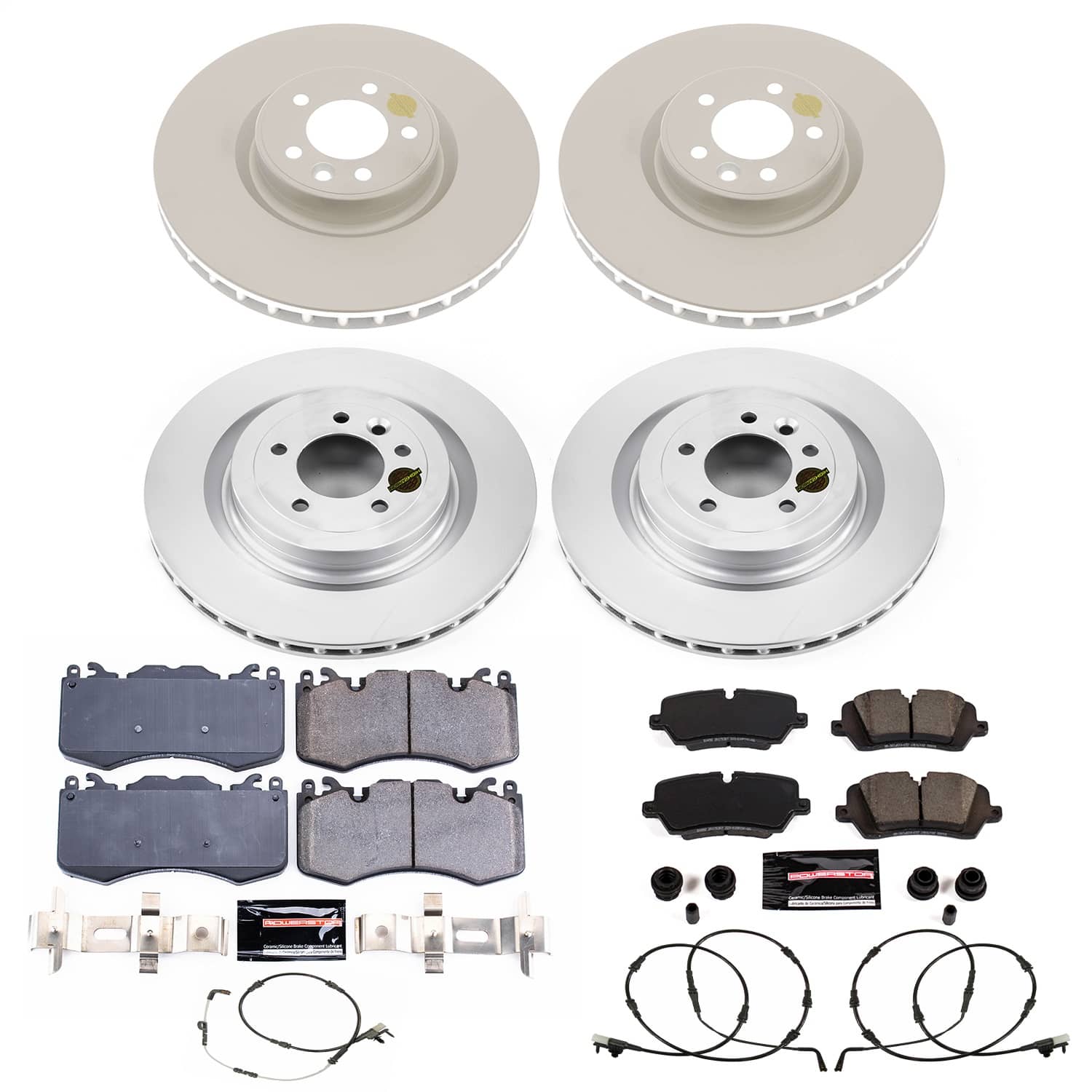 Power Stop - CRK8513 - Front and Rear - Disc Brake Pad and Rotor Kit