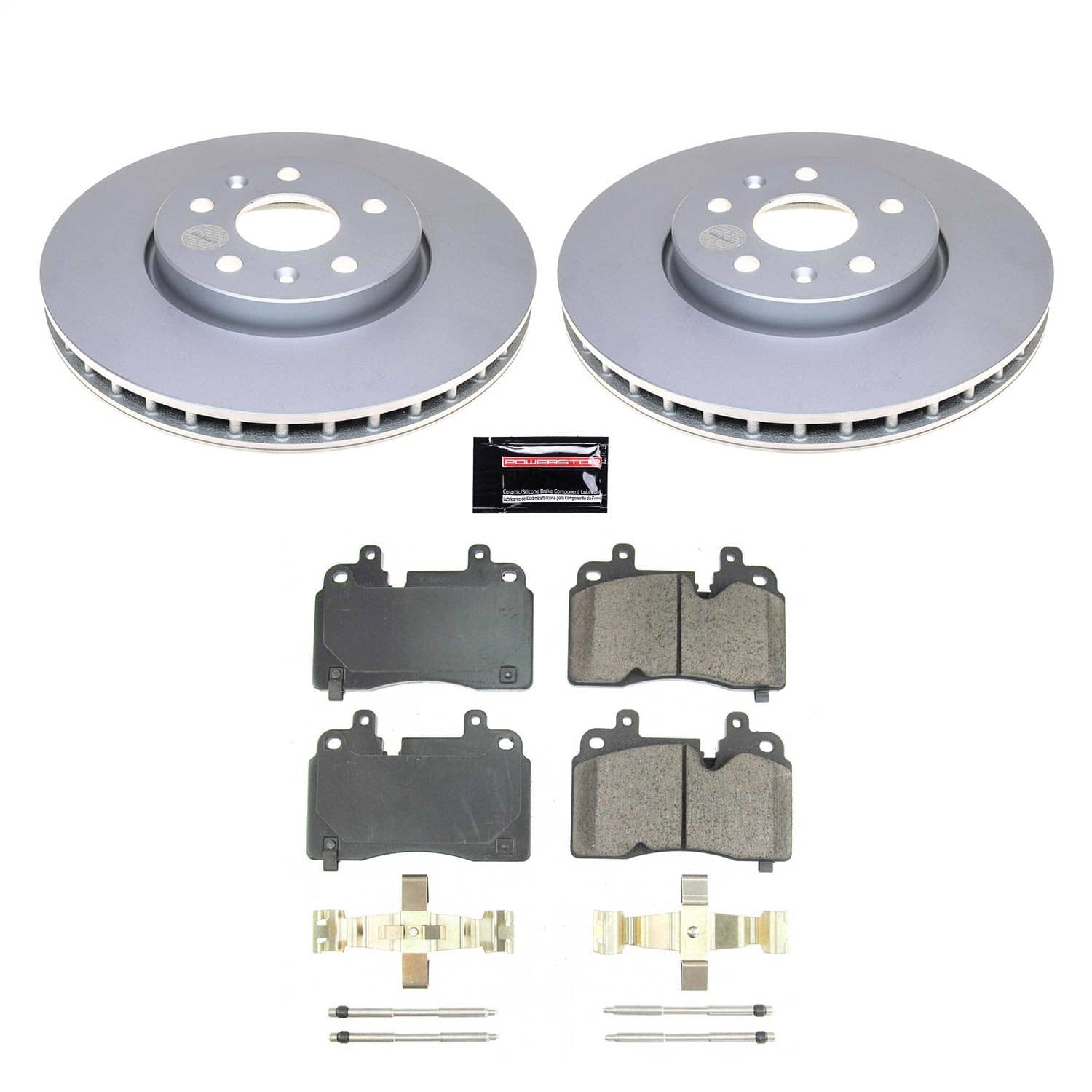 Power Stop - CRK8526 - Front - Disc Brake Pad and Rotor Kit