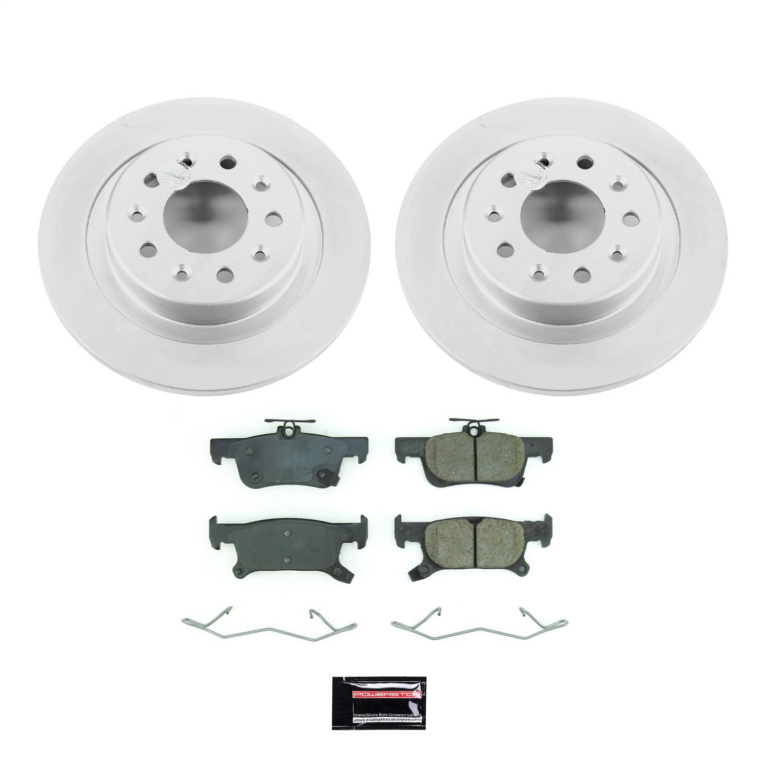 Power Stop - CRK8624 - Rear - Disc Brake Pad and Rotor Kit