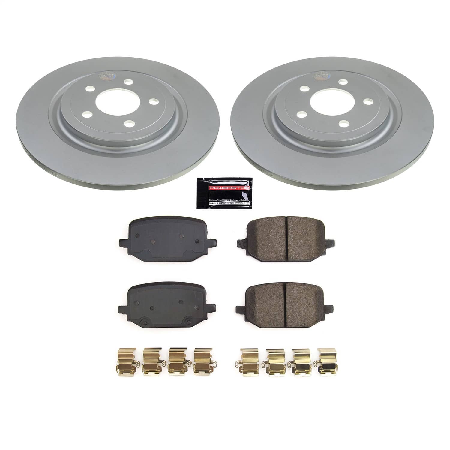 Power Stop - CRK8681 - Rear - Disc Brake Pad and Rotor Kit