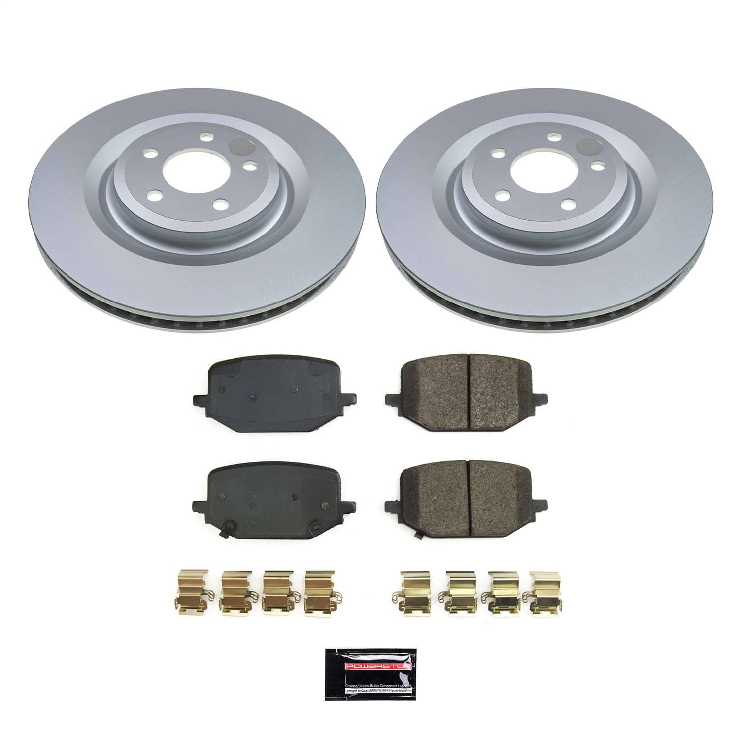 Power Stop - CRK8682 - Rear - Disc Brake Pad and Rotor Kit