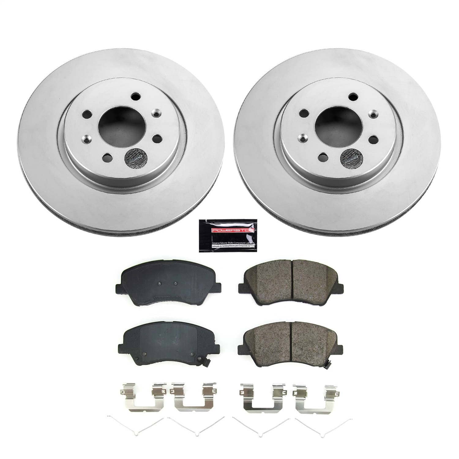 Power Stop - CRK8699 - Front - Disc Brake Pad and Rotor Kit