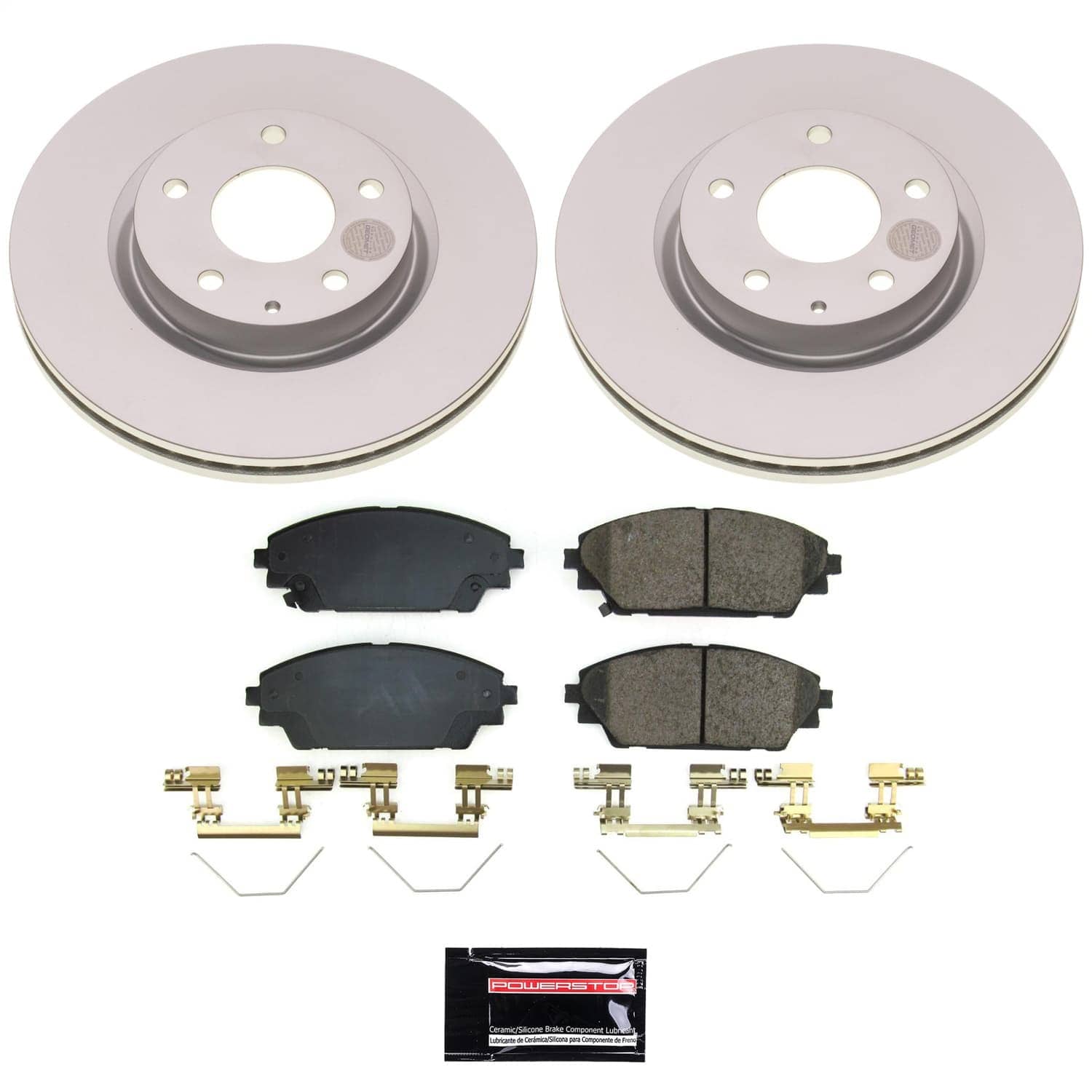 Power Stop - CRK8755 - Front - Disc Brake Pad and Rotor Kit