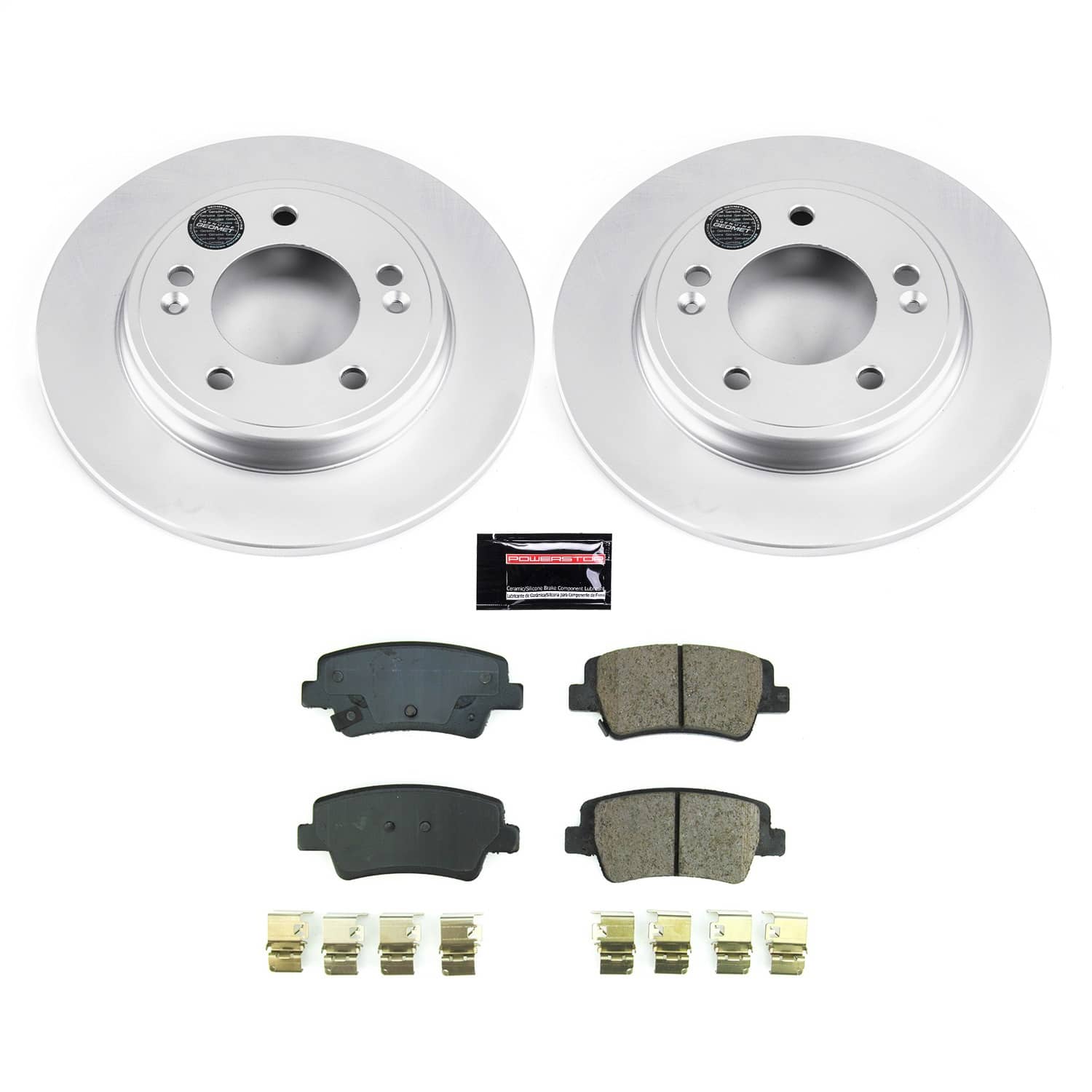 Power Stop - CRK8769 - Rear - Disc Brake Pad and Rotor Kit