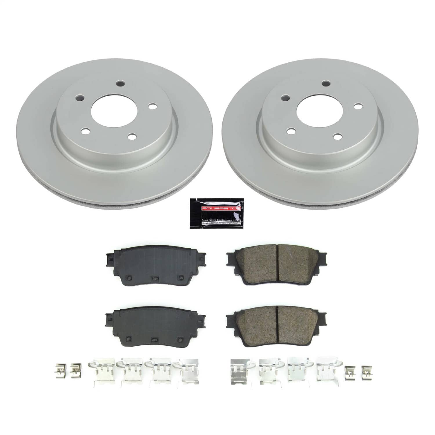 Power Stop - CRK8771 - Rear - Disc Brake Pad and Rotor Kit