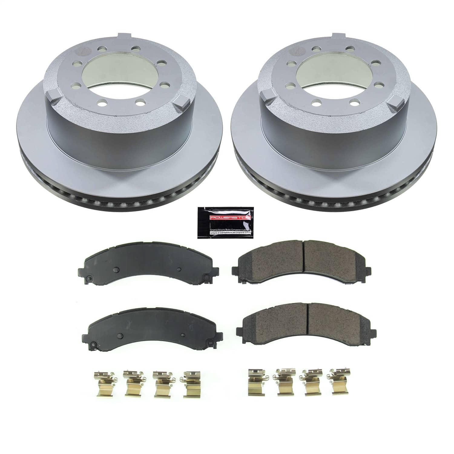 Power Stop - CRK8776 - Rear - Disc Brake Pad and Rotor Kit