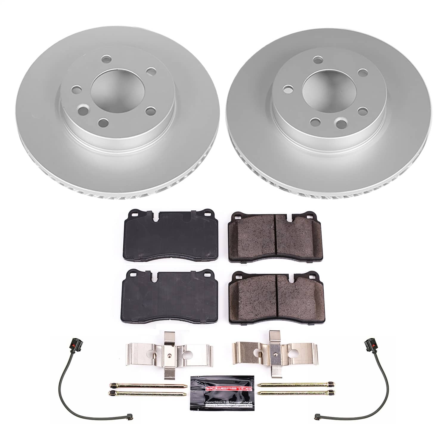 Power Stop - CRK8821 - Front - Disc Brake Pad and Rotor Kit