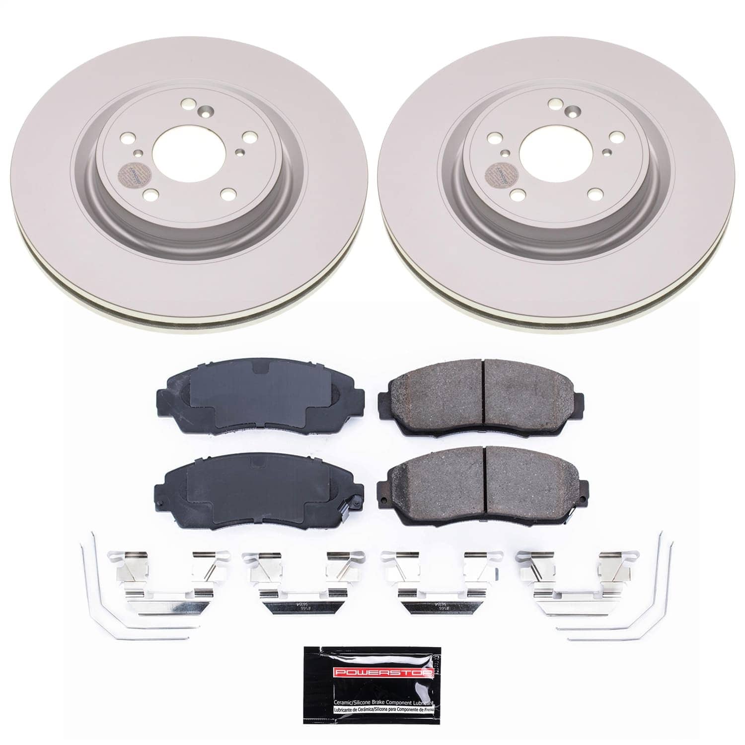 Power Stop - CRK8928 - Front - Disc Brake Pad and Rotor Kit
