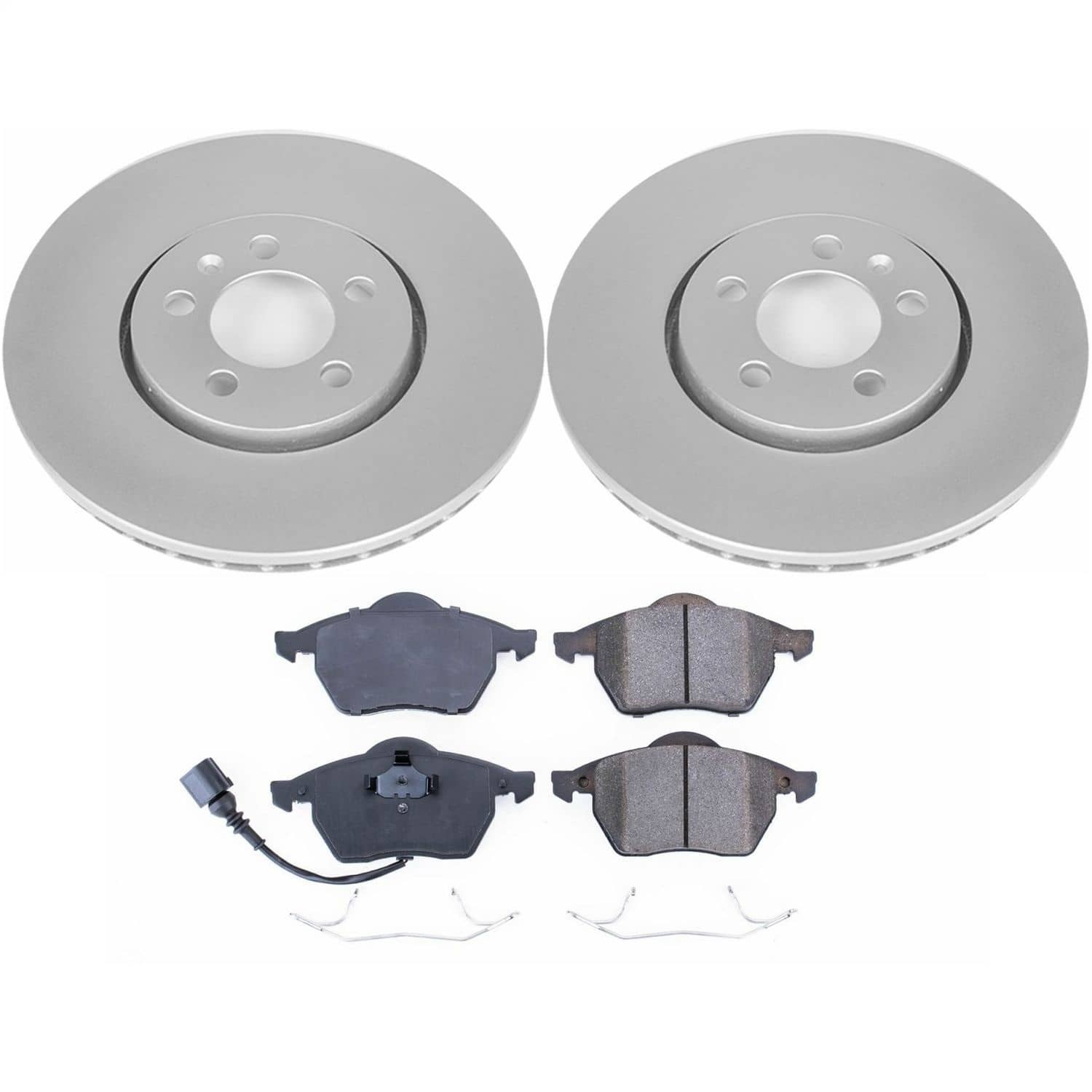 Power Stop - CRK898 - Front - Disc Brake Pad and Rotor Kit
