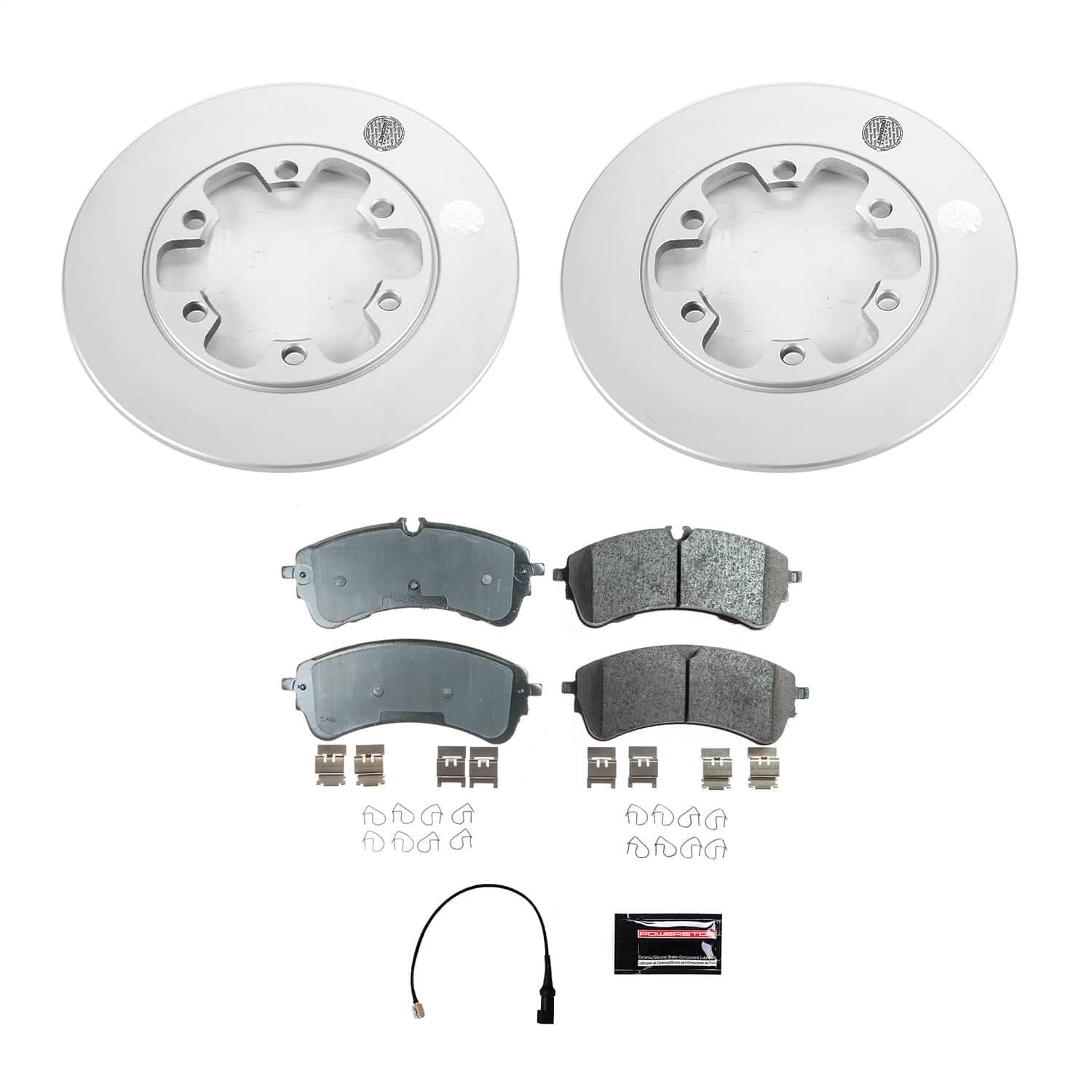 Power Stop - CRK8991 - Rear - Disc Brake Pad and Rotor Kit