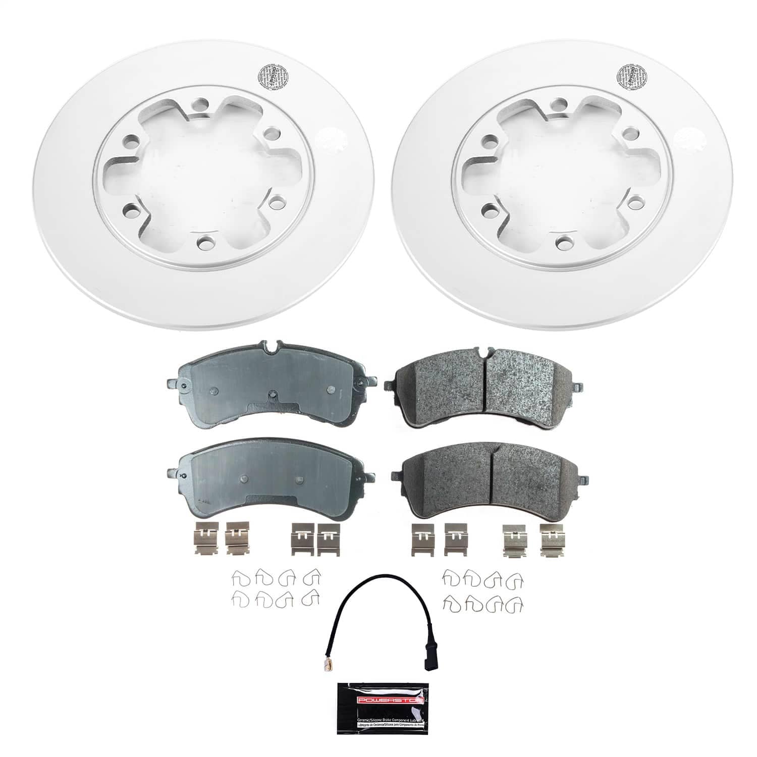 Power Stop - CRK8992 - Rear - Disc Brake Pad and Rotor Kit