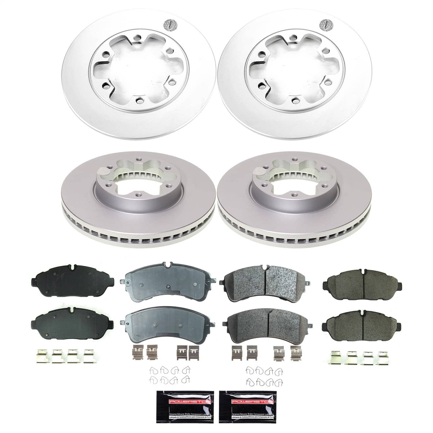 Power Stop - CRK9001 - Front and Rear - Disc Brake Pad and Rotor Kit