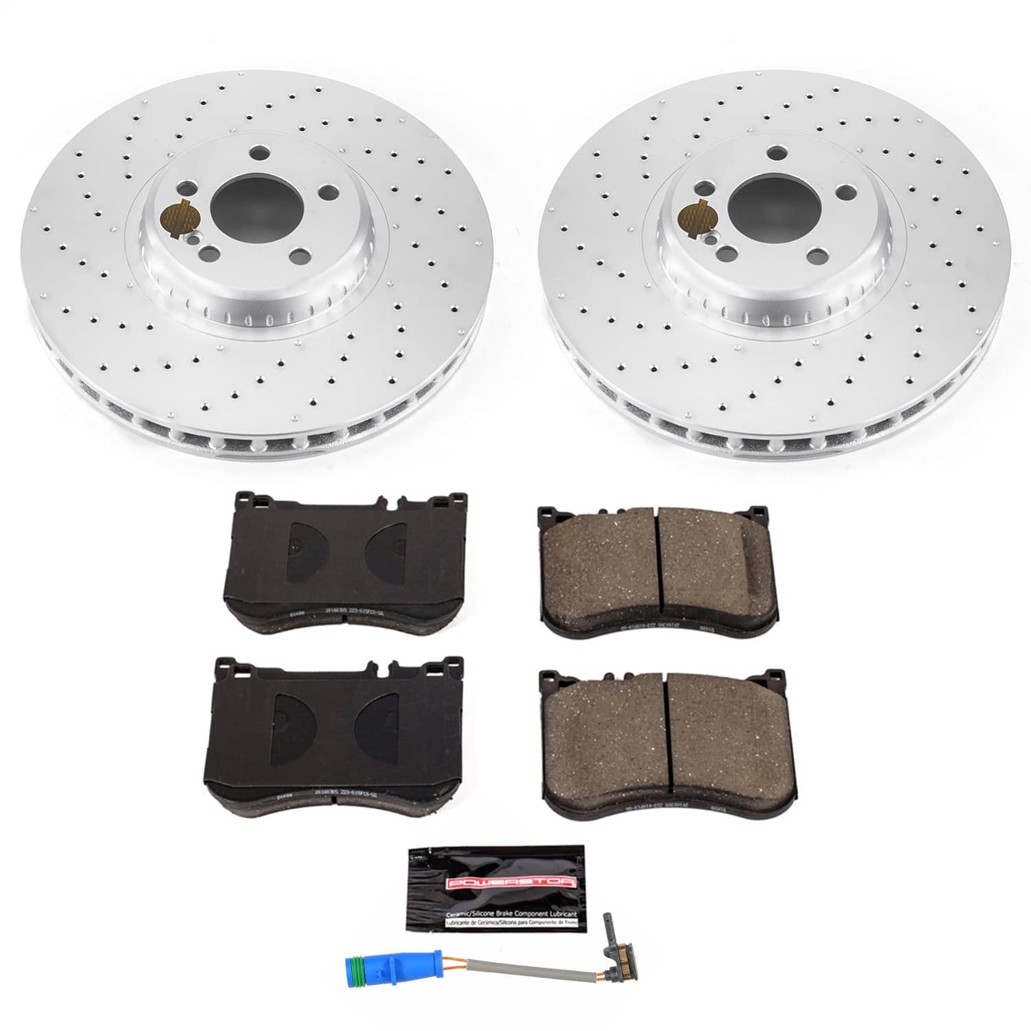 Power Stop - CRK9011 - Front - Disc Brake Pad and Rotor Kit