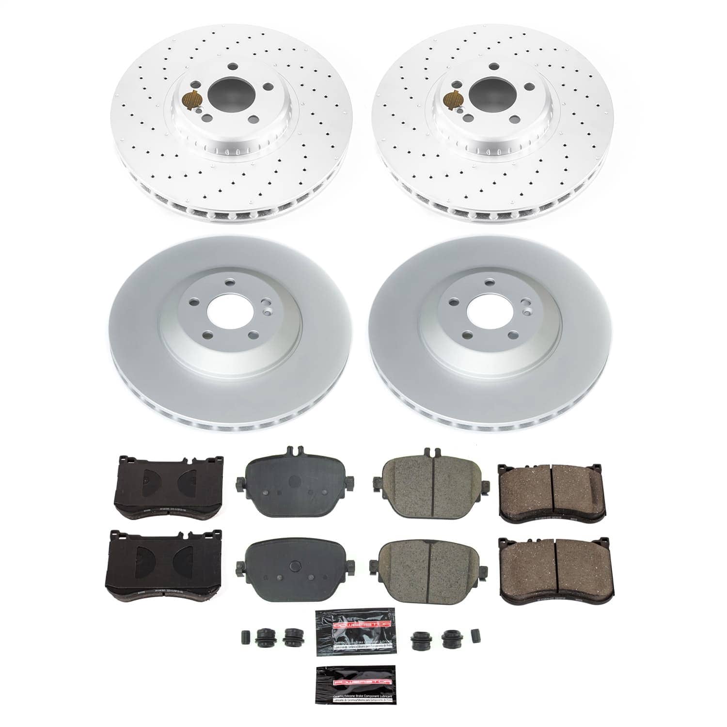 Power Stop - CRK9024 - Front and Rear - Disc Brake Pad and Rotor Kit