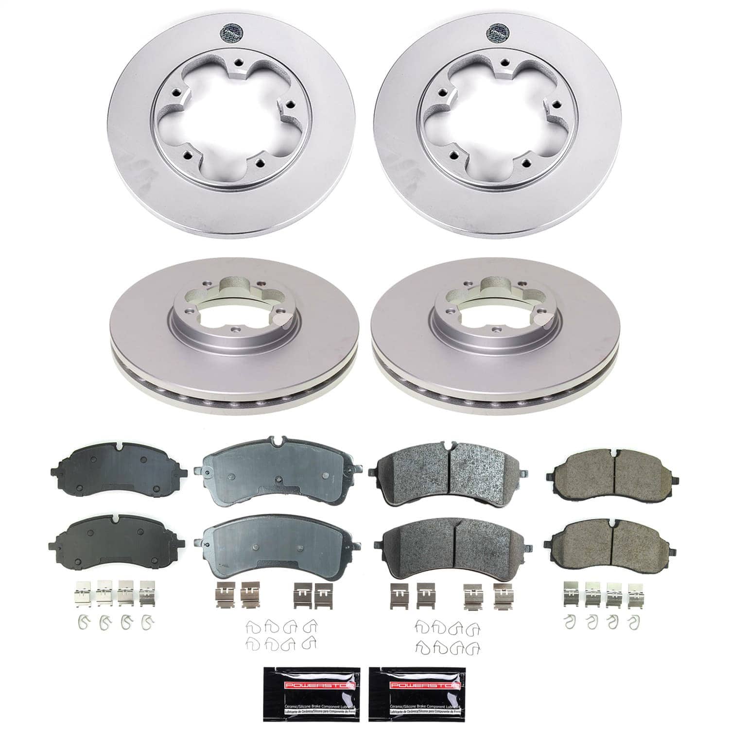 Power Stop - CRK9056 - Front and Rear - Disc Brake Pad and Rotor Kit