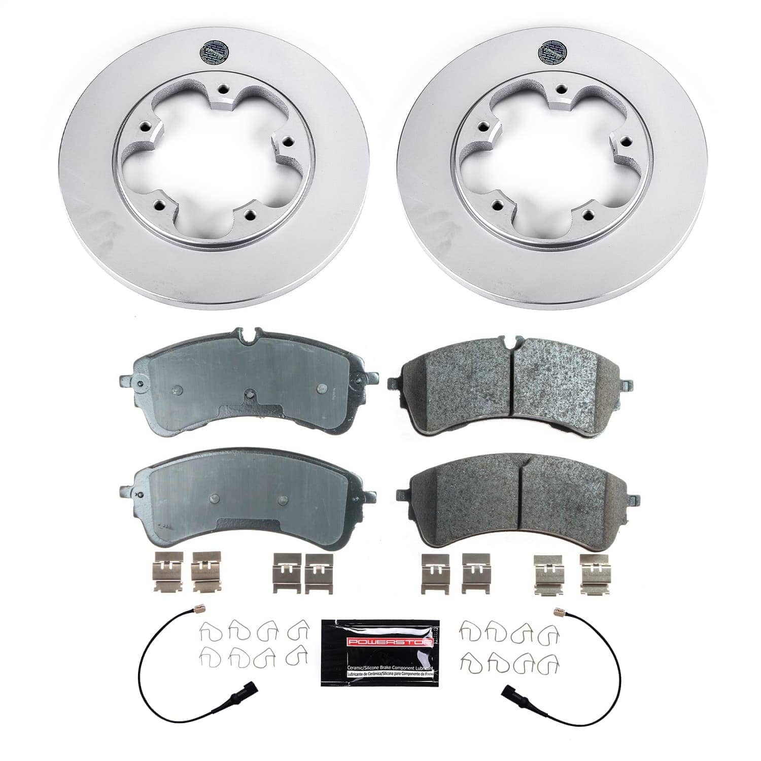 Power Stop - CRK9057 - Rear - Disc Brake Pad and Rotor Kit