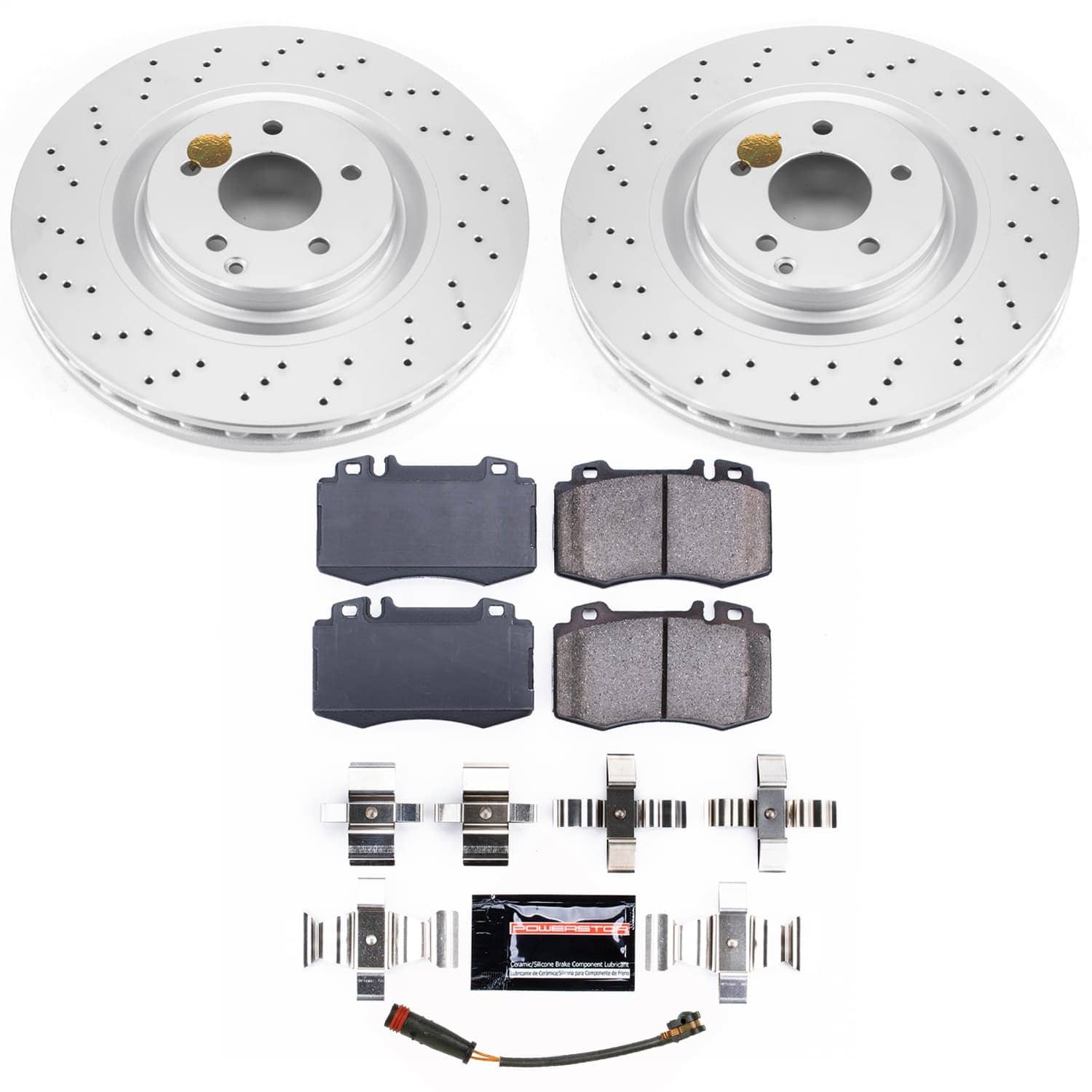 Power Stop - CRK9078 - Front - Disc Brake Pad and Rotor Kit