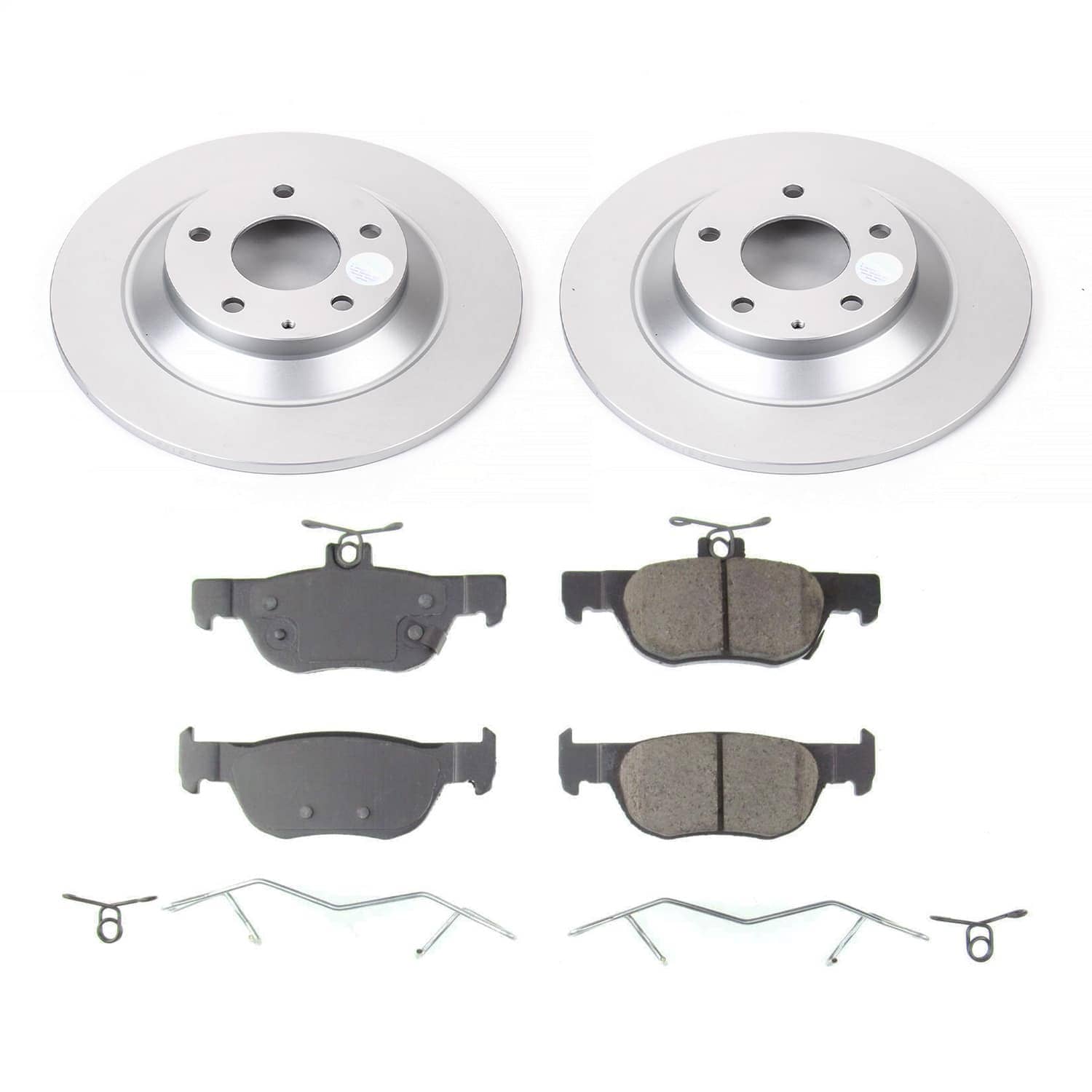 Power Stop - CRK9136 - Rear - Disc Brake Pad and Rotor Kit
