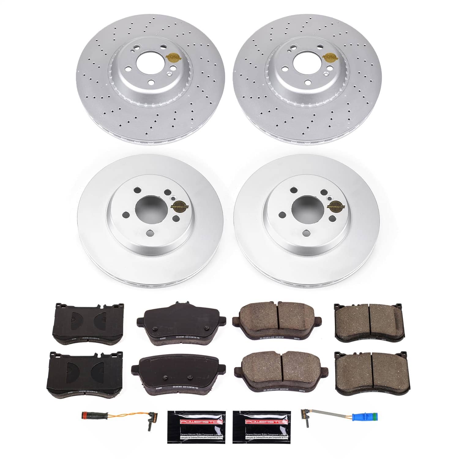 Power Stop - CRK9160 - Front and Rear - Disc Brake Pad and Rotor Kit