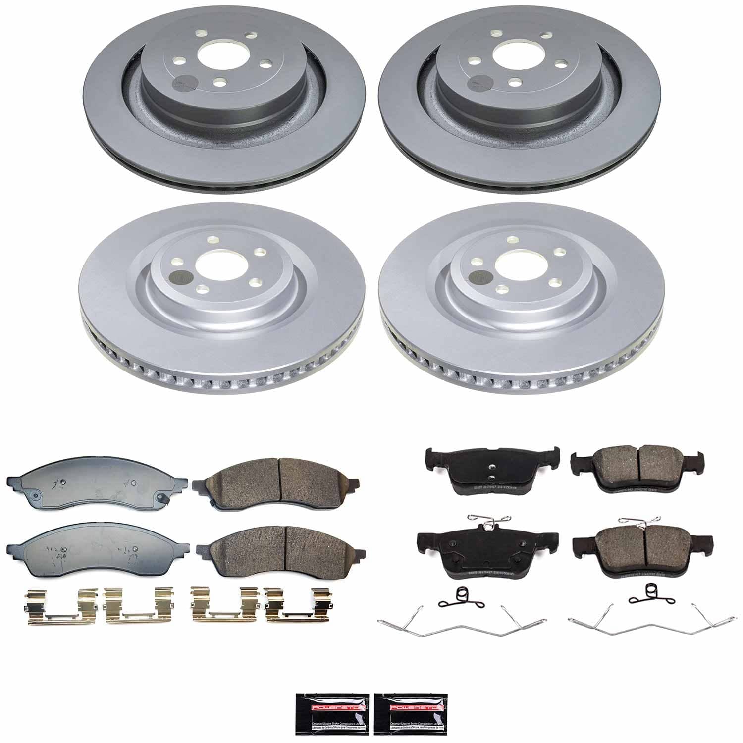 Power Stop - CRK9231 - Front and Rear - Disc Brake Pad and Rotor Kit