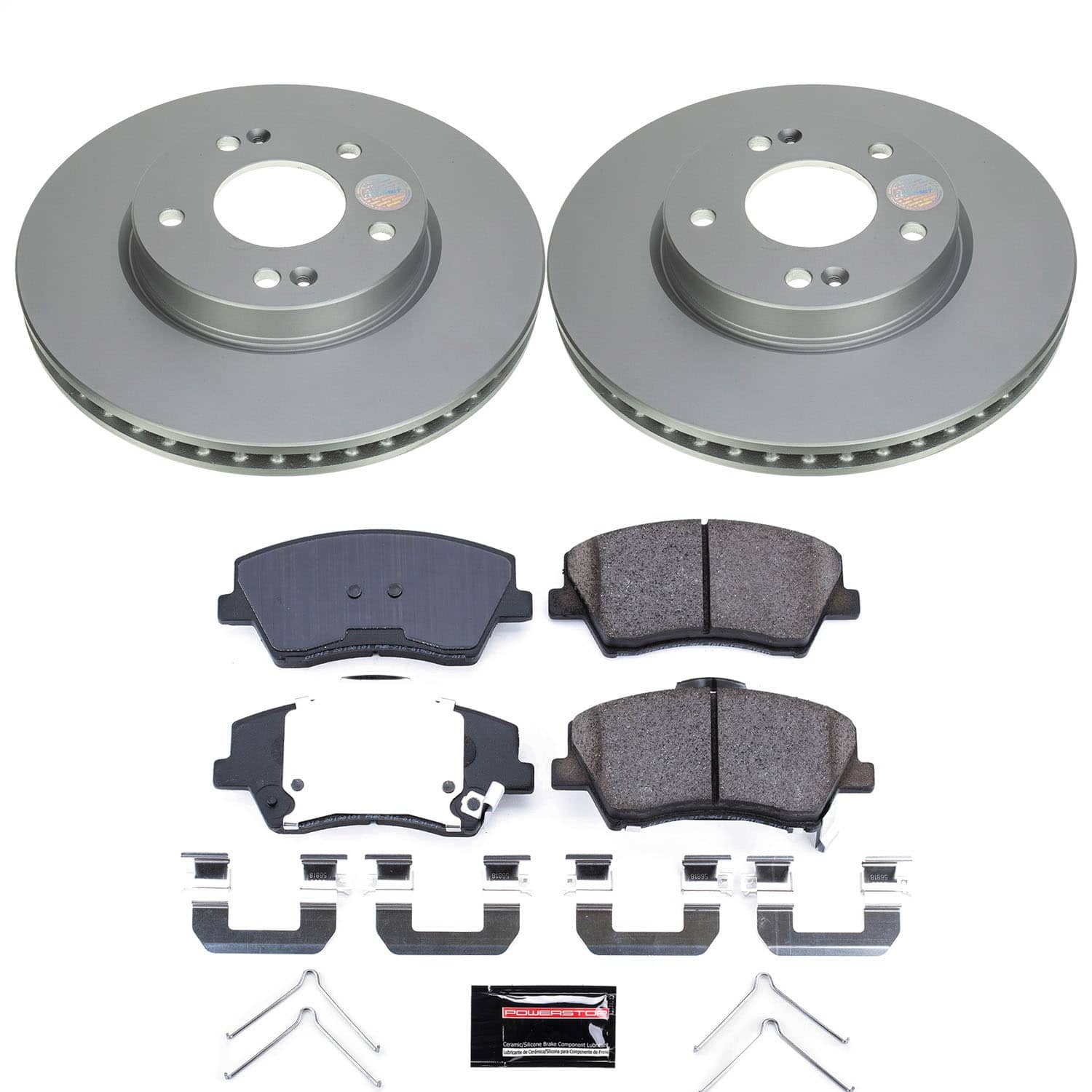Power Stop - CRK9239 - Front - Disc Brake Pad and Rotor Kit
