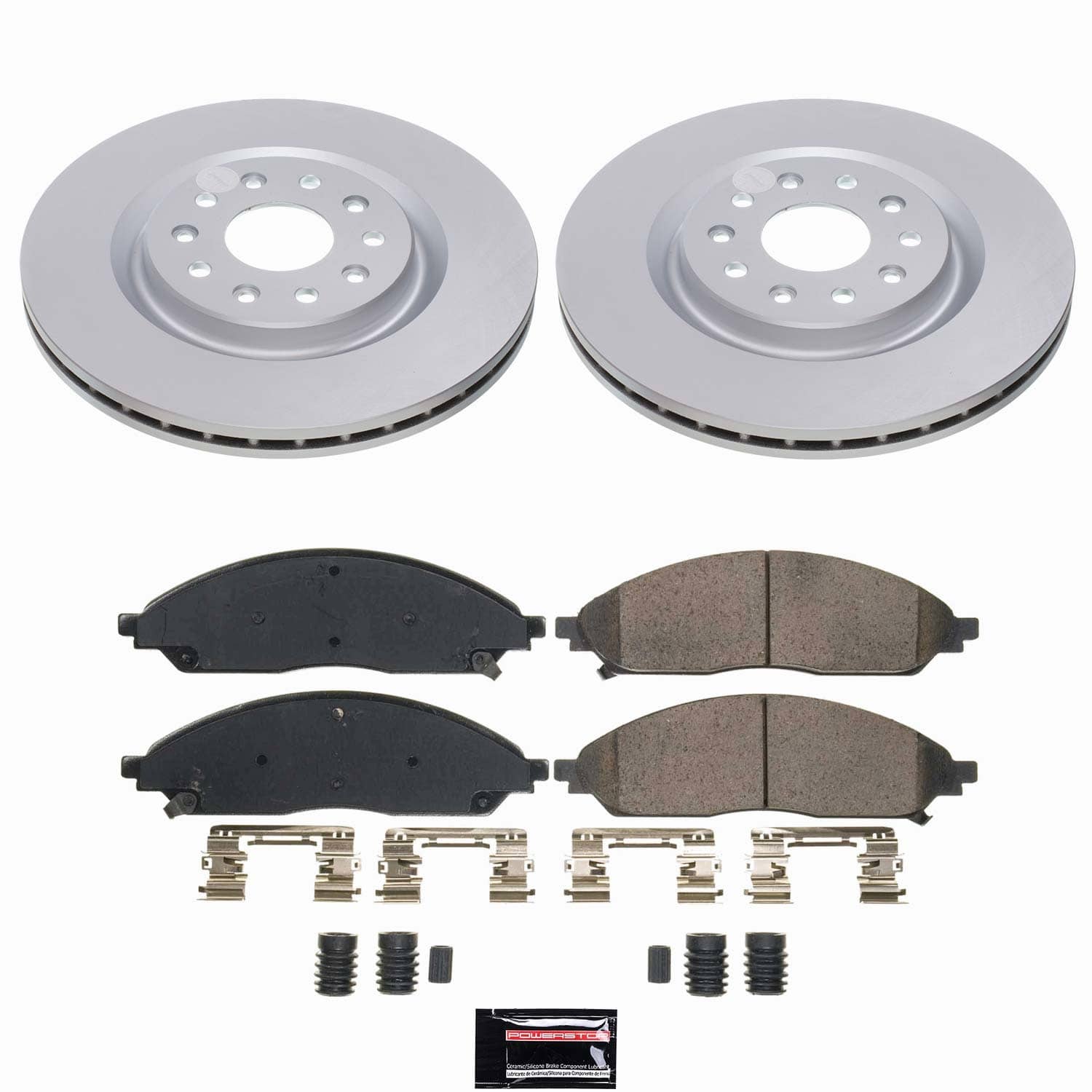 Power Stop - CRK9293 - Front - Disc Brake Pad and Rotor Kit