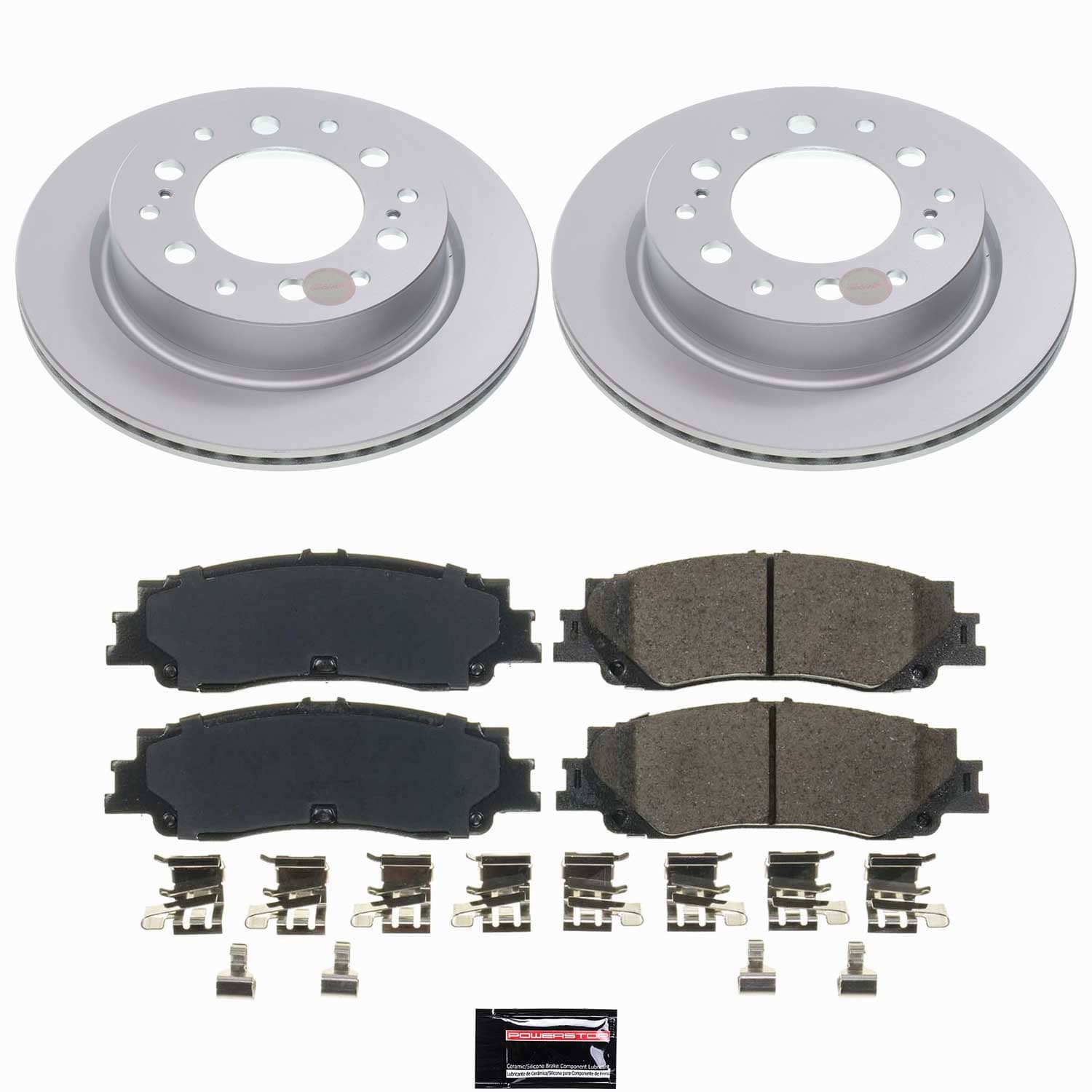 Power Stop - CRK9305 - Rear - Disc Brake Pad and Rotor Kit