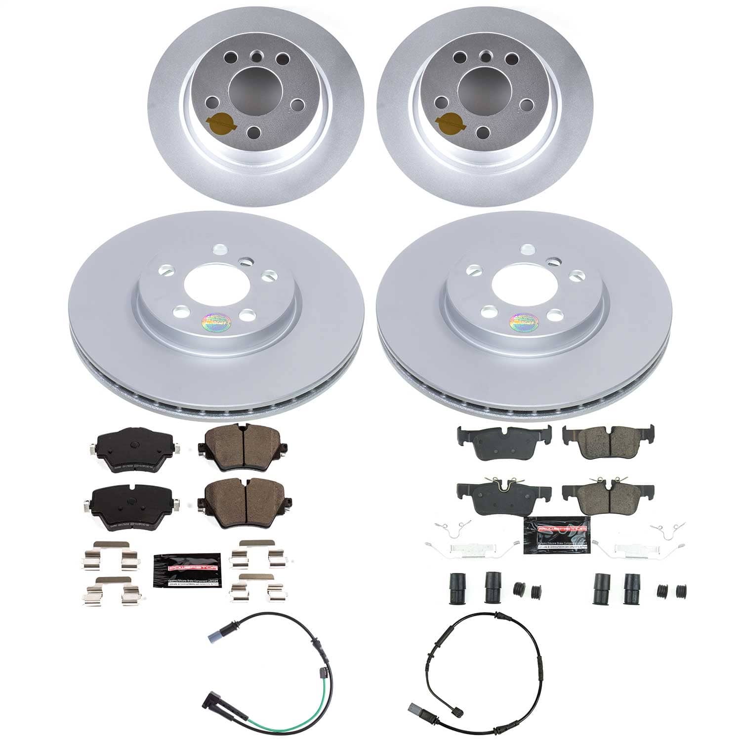 Power Stop - CRK9314 - Front and Rear - Disc Brake Pad and Rotor Kit