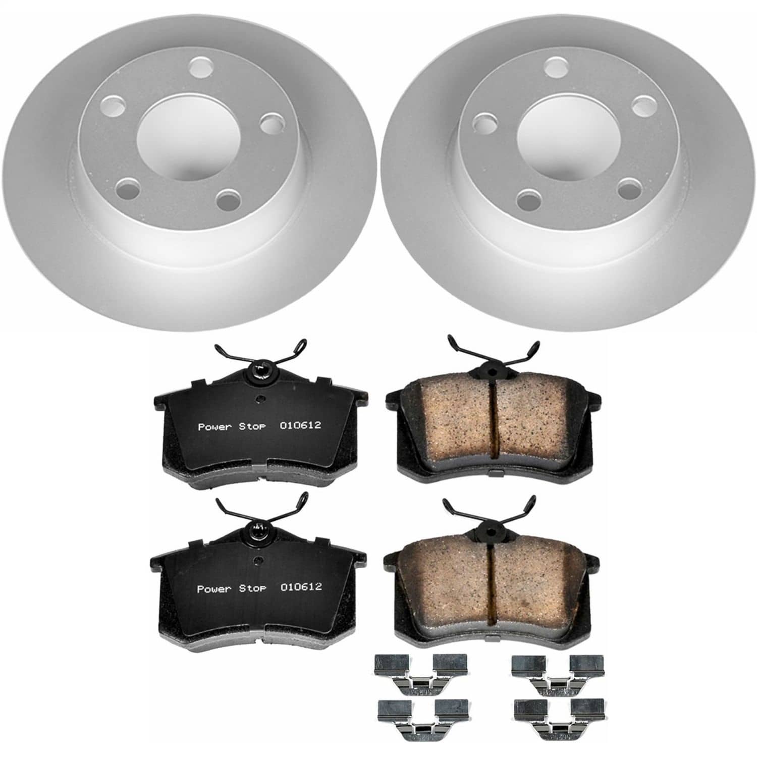 Power Stop - CRK940 - Rear - Disc Brake Pad and Rotor Kit