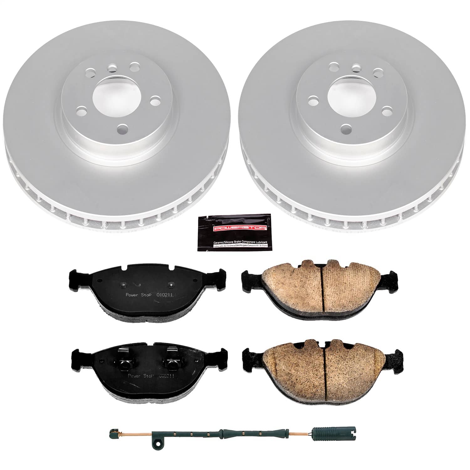 Power Stop - CRK956 - Front - Disc Brake Pad and Rotor Kit