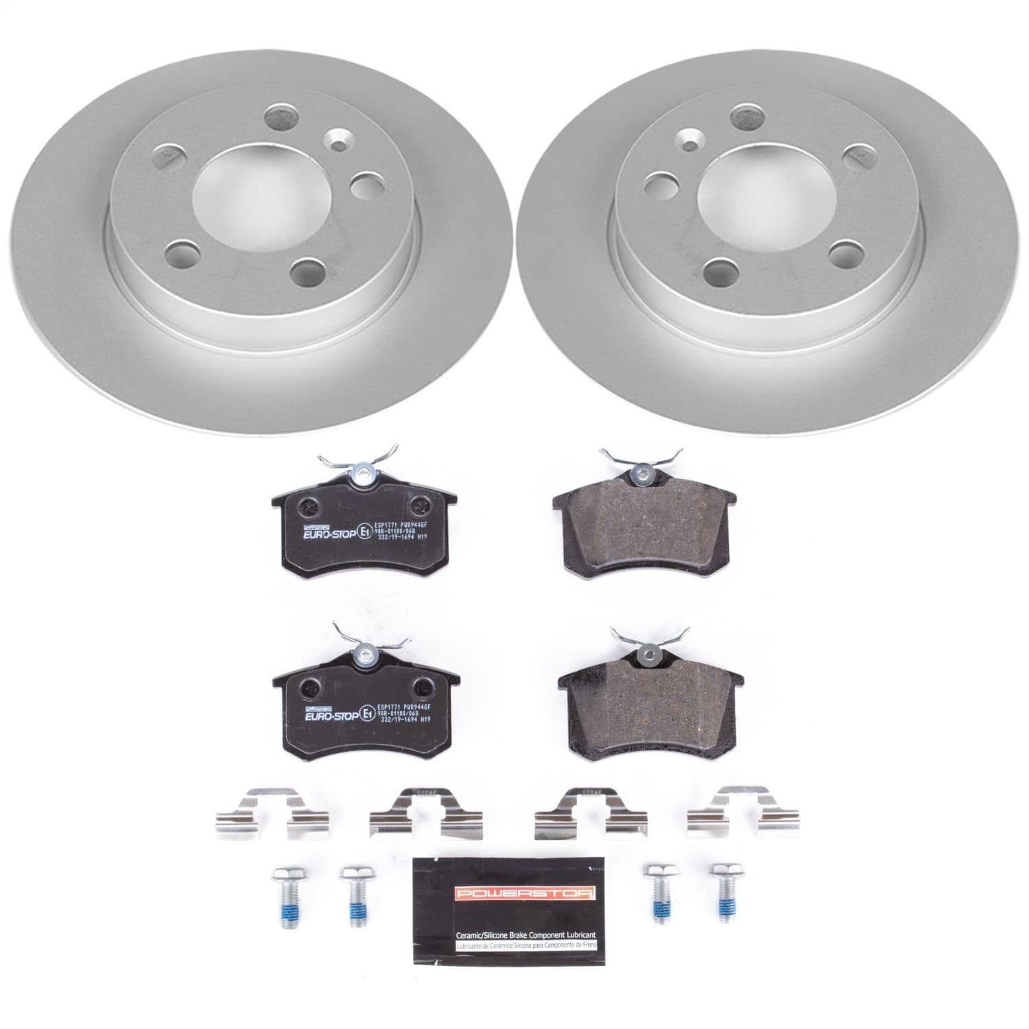 Power Stop - ESK3093 - Rear - Disc Brake Pad and Rotor Kit