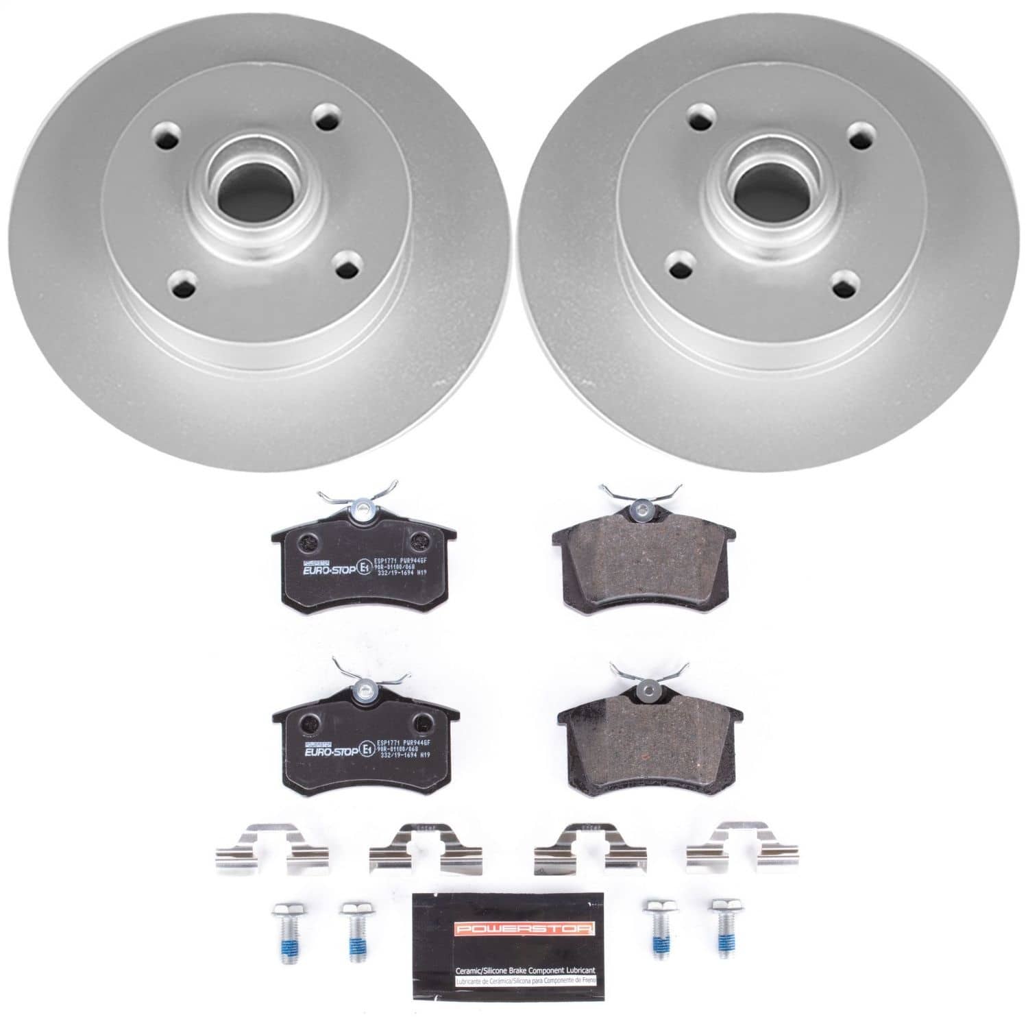 Power Stop - ESK369 - Rear - Disc Brake Pad and Rotor Kit