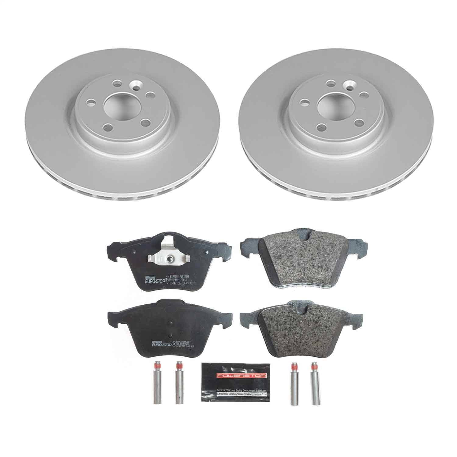 Power Stop - ESK4118 - Front and Rear - Disc Brake Pad and Rotor Kit