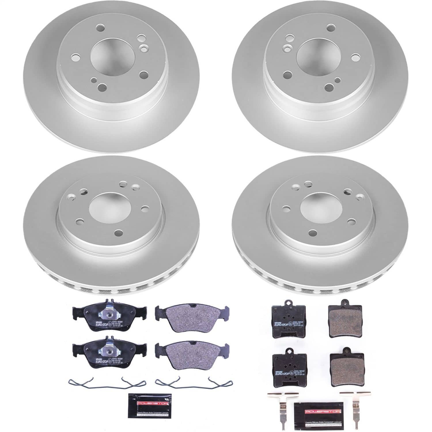 Power Stop - ESK4417 - Front and Rear - Disc Brake Pad and Rotor Kit