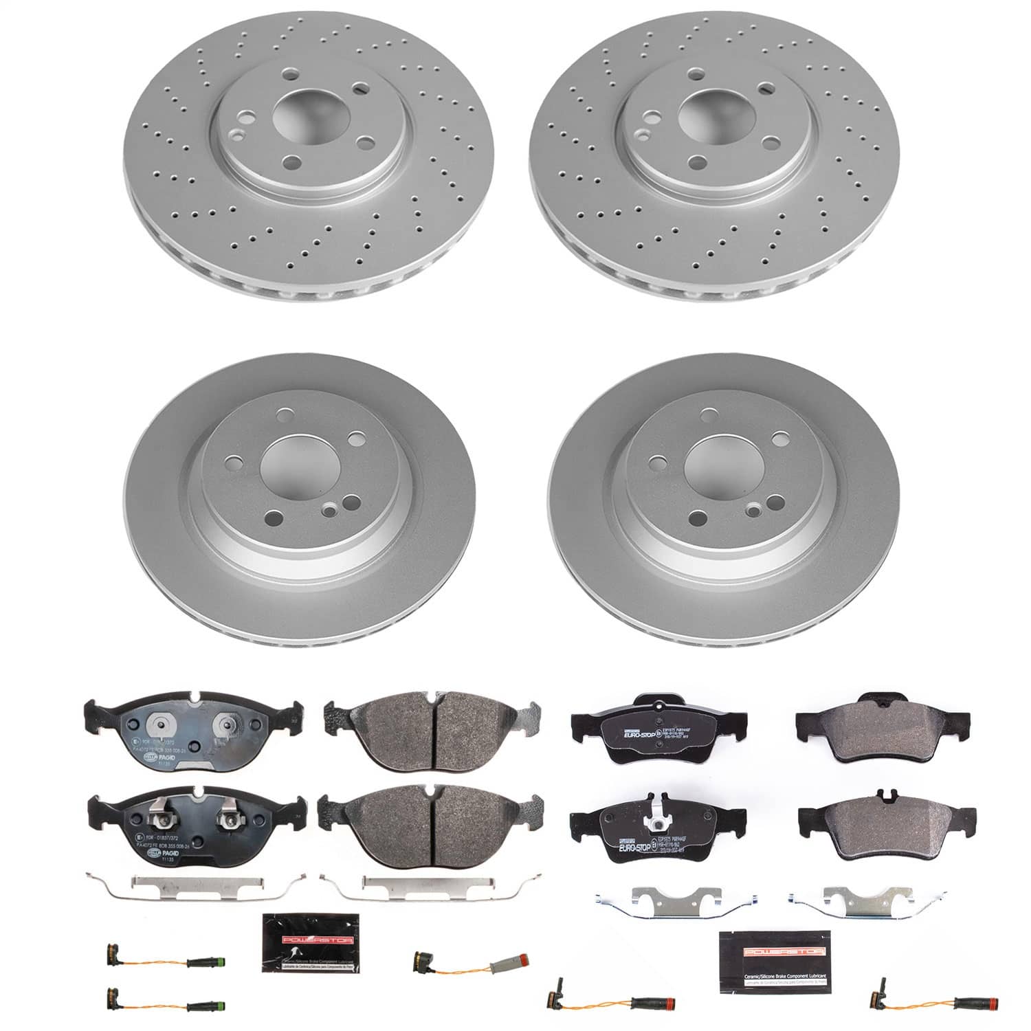 Power Stop - ESK4507 - Front and Rear - Disc Brake Pad and Rotor Kit
