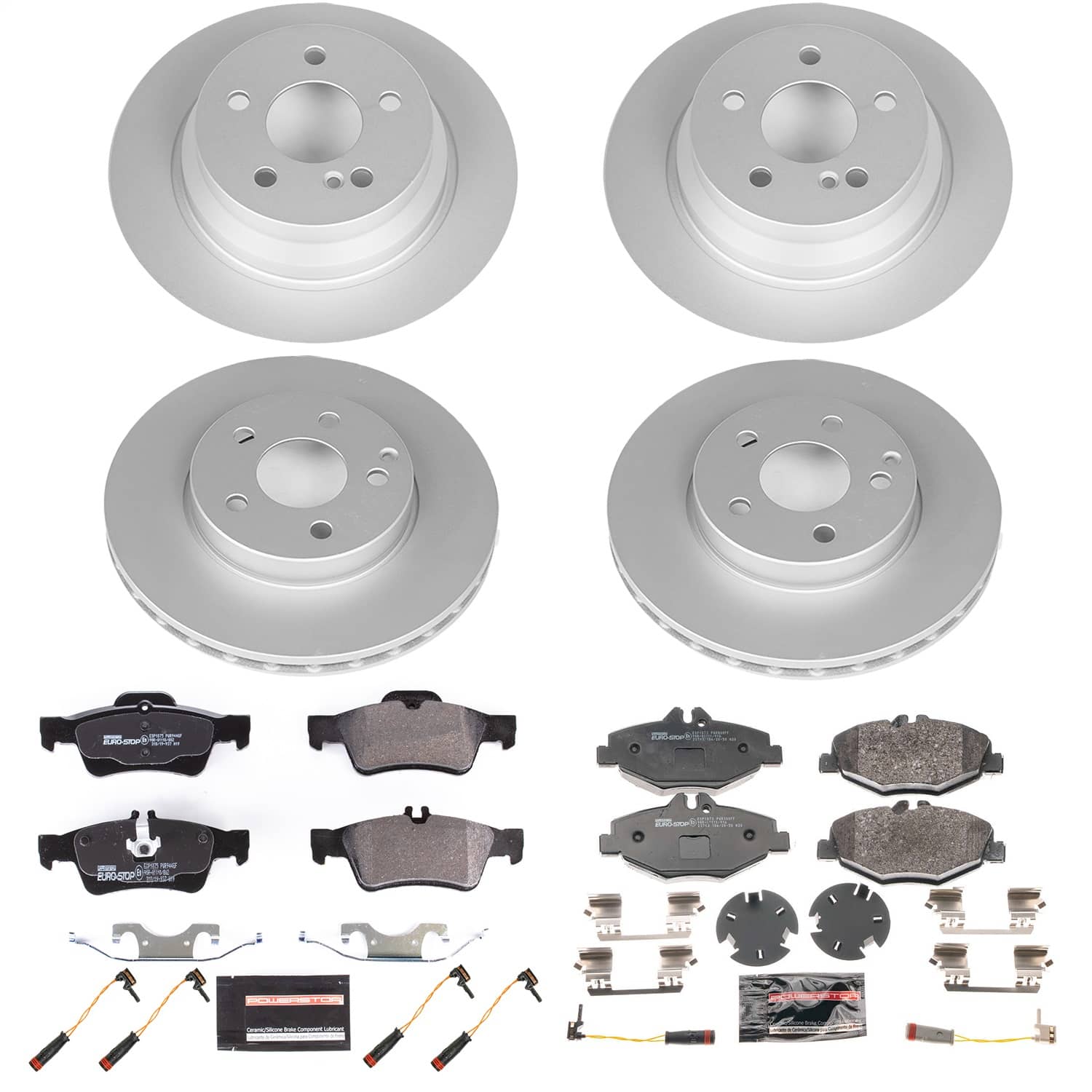 Power Stop - ESK4515 - Front and Rear - Disc Brake Pad and Rotor Kit