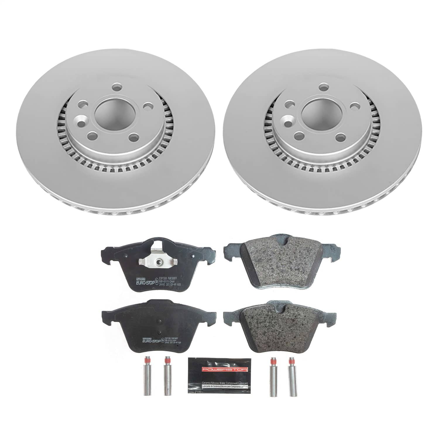 Power Stop - ESK4698A - Front - Disc Brake Pad and Rotor Kit